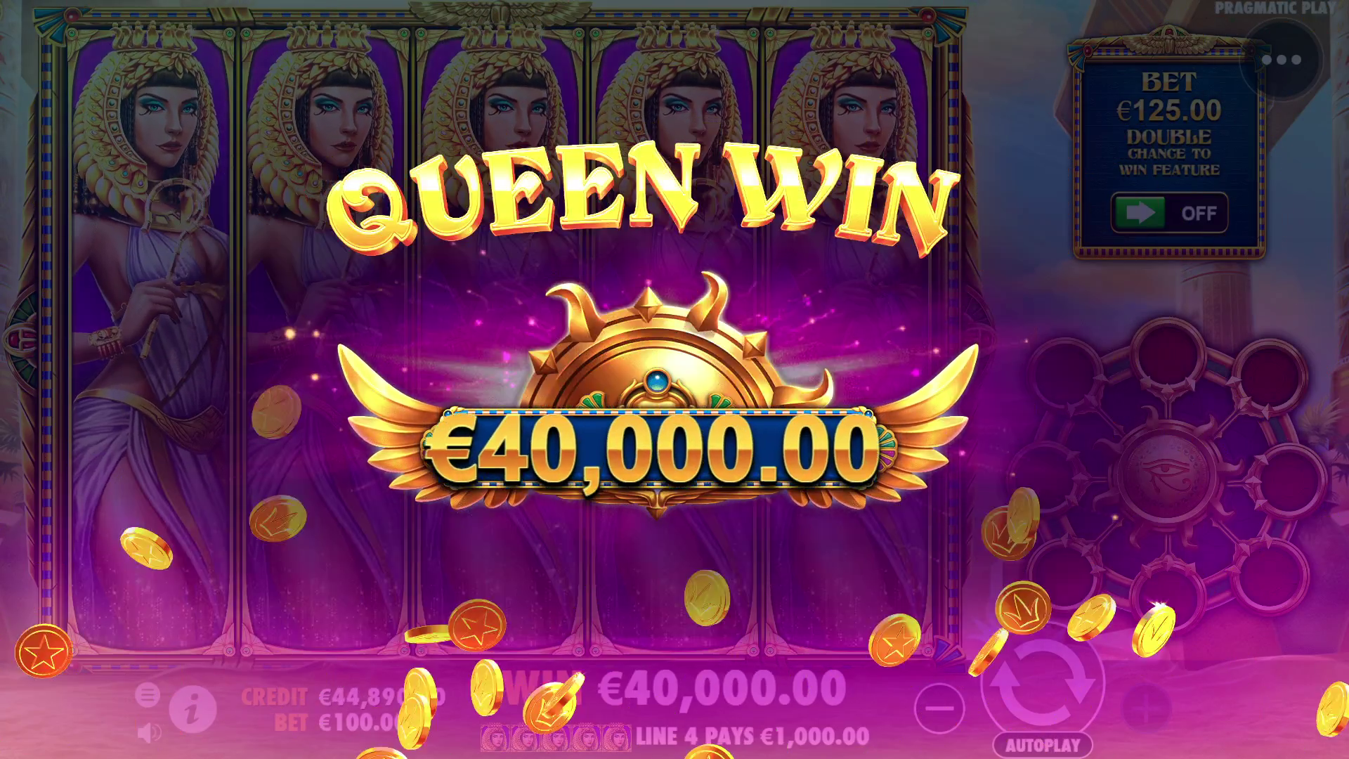 Eye of Cleopatra - Big win 3