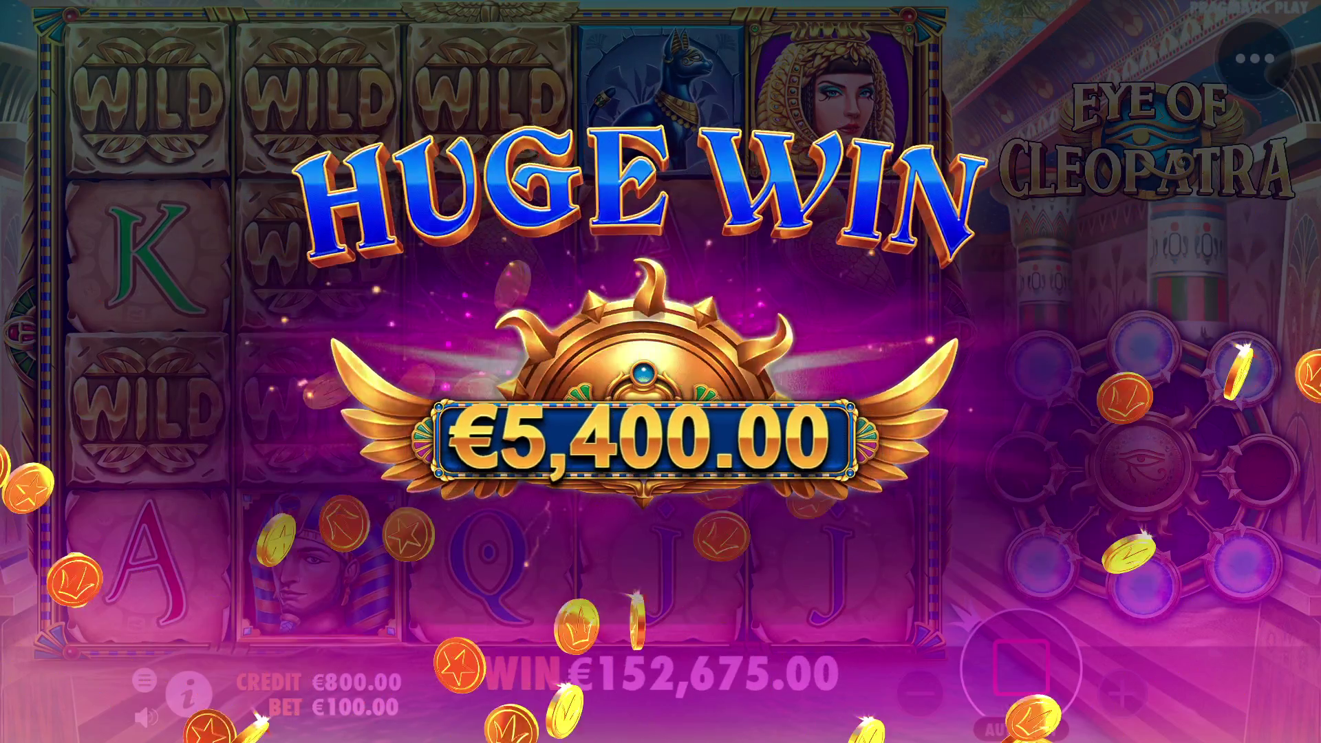 Eye of Cleopatra - Big win 4