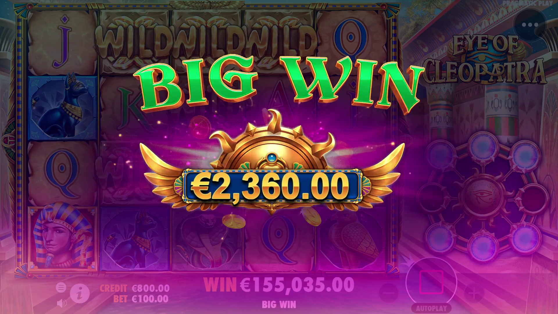 Eye of Cleopatra - Big win 5