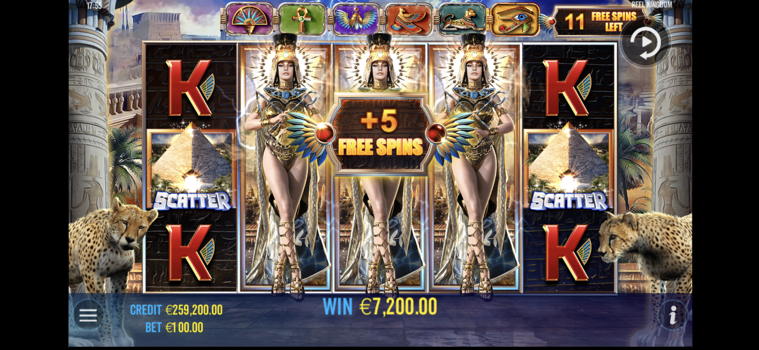 Eye of the Storm - Free spins 1