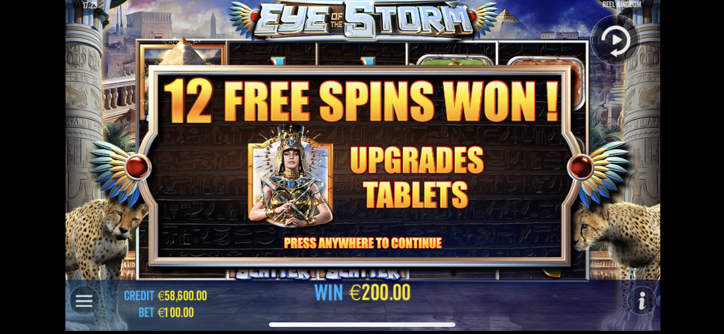 Eye of the Storm - Free spins 4