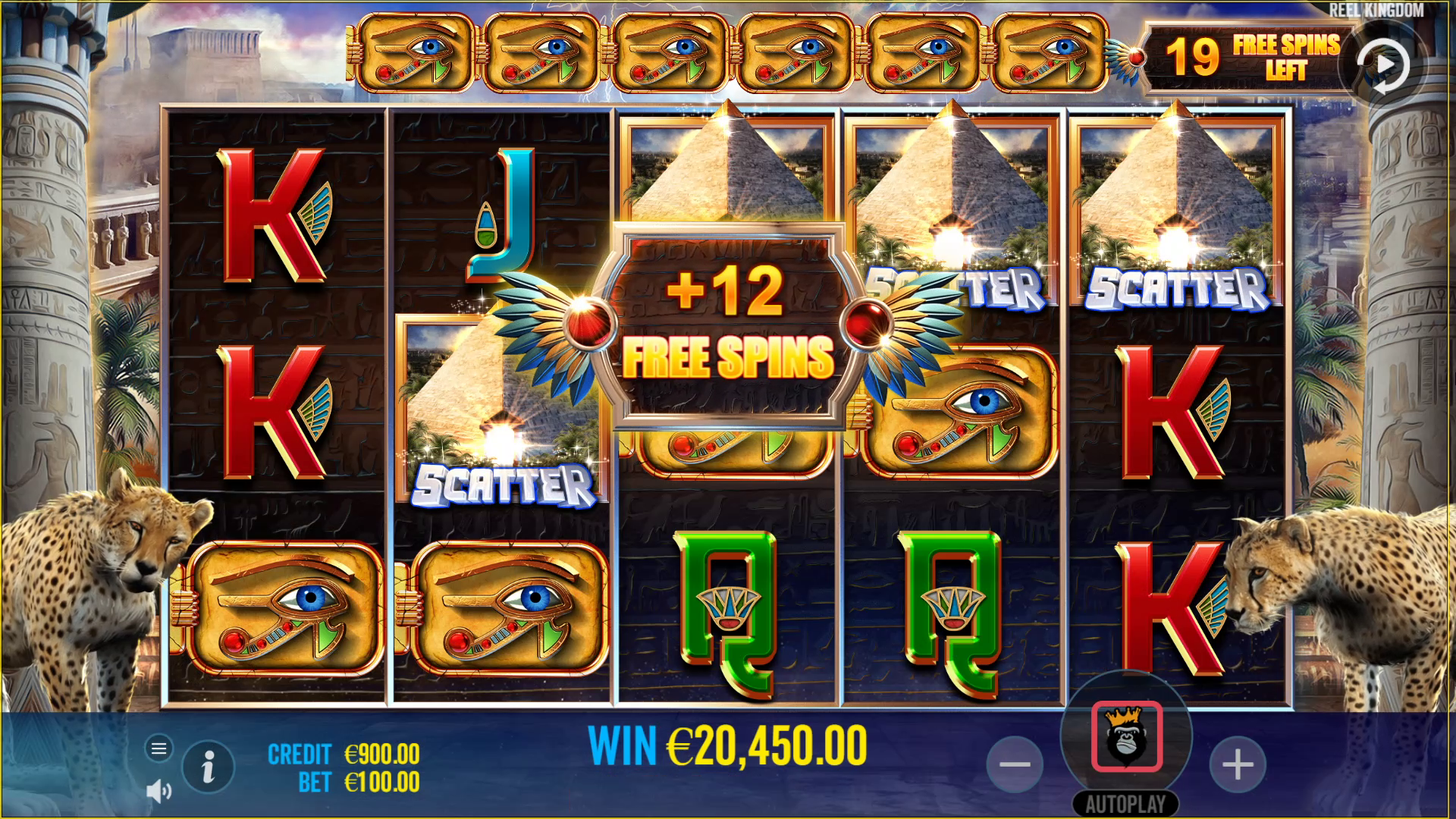 Eye of the Storm - Free spins 8