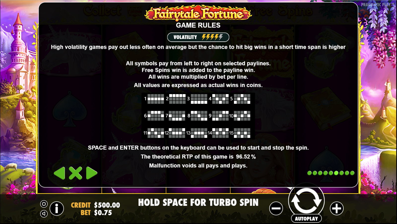 Fairytale Fortune - Game rules 1