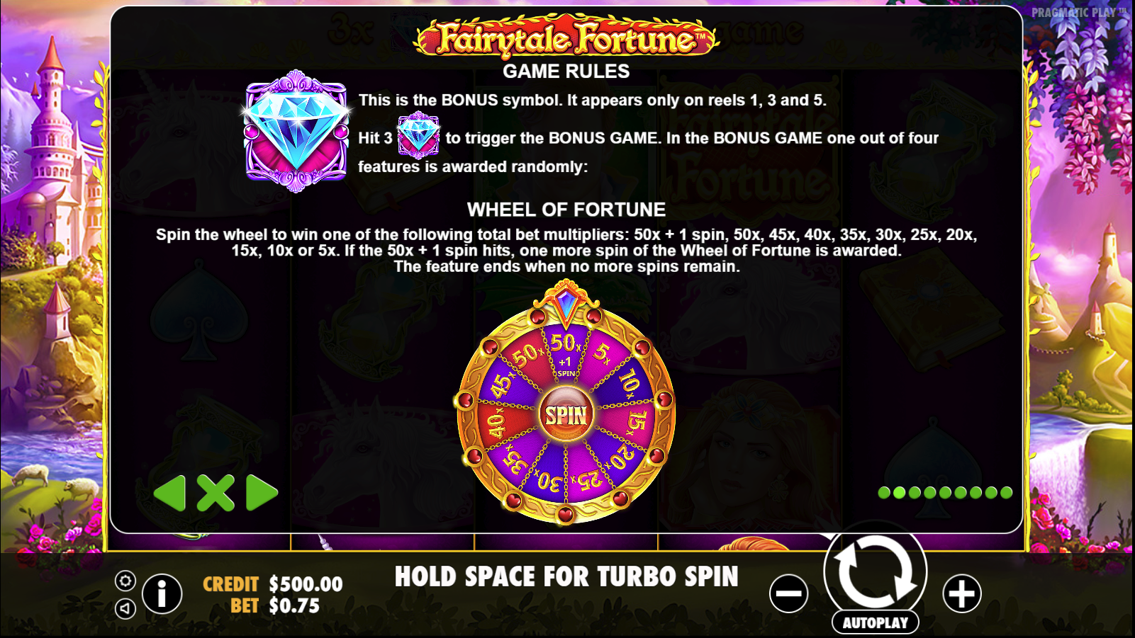 Fairytale Fortune - Game rules 4