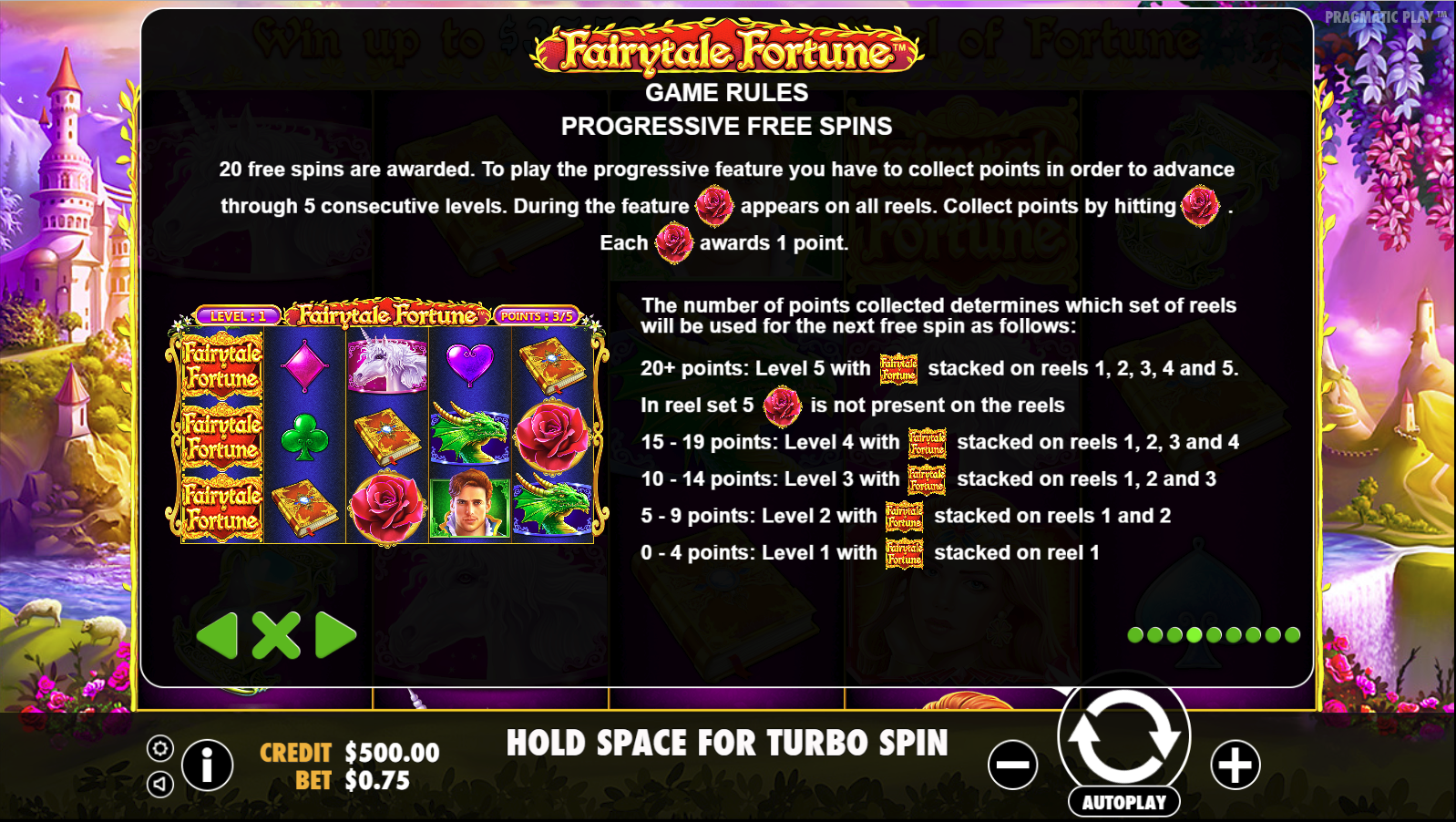 Fairytale Fortune - Game rules 12