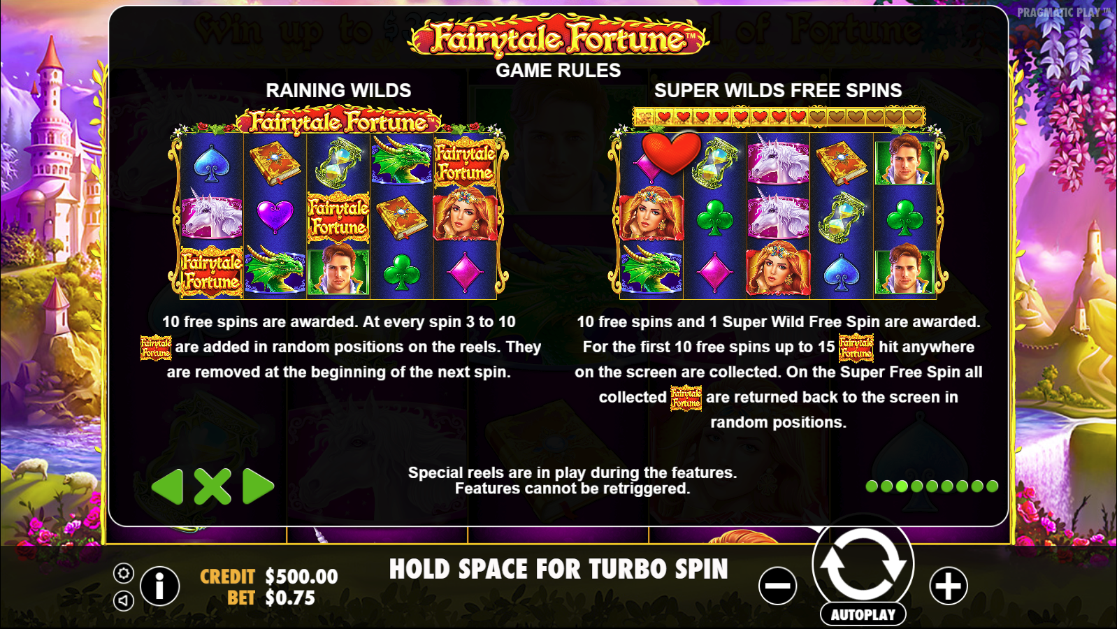 Fairytale Fortune - Game rules 13