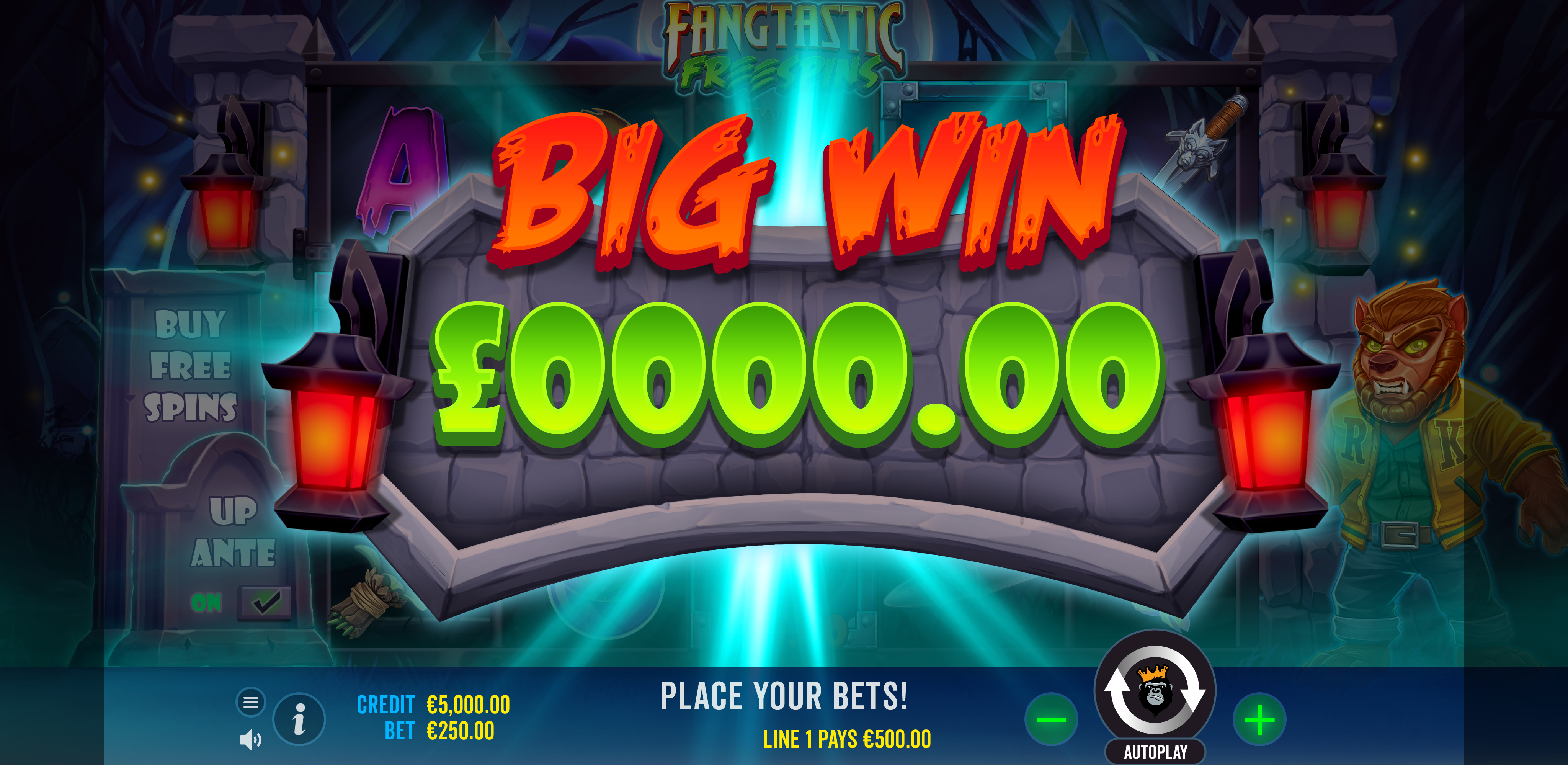 Fangtastic Freespins - Big win