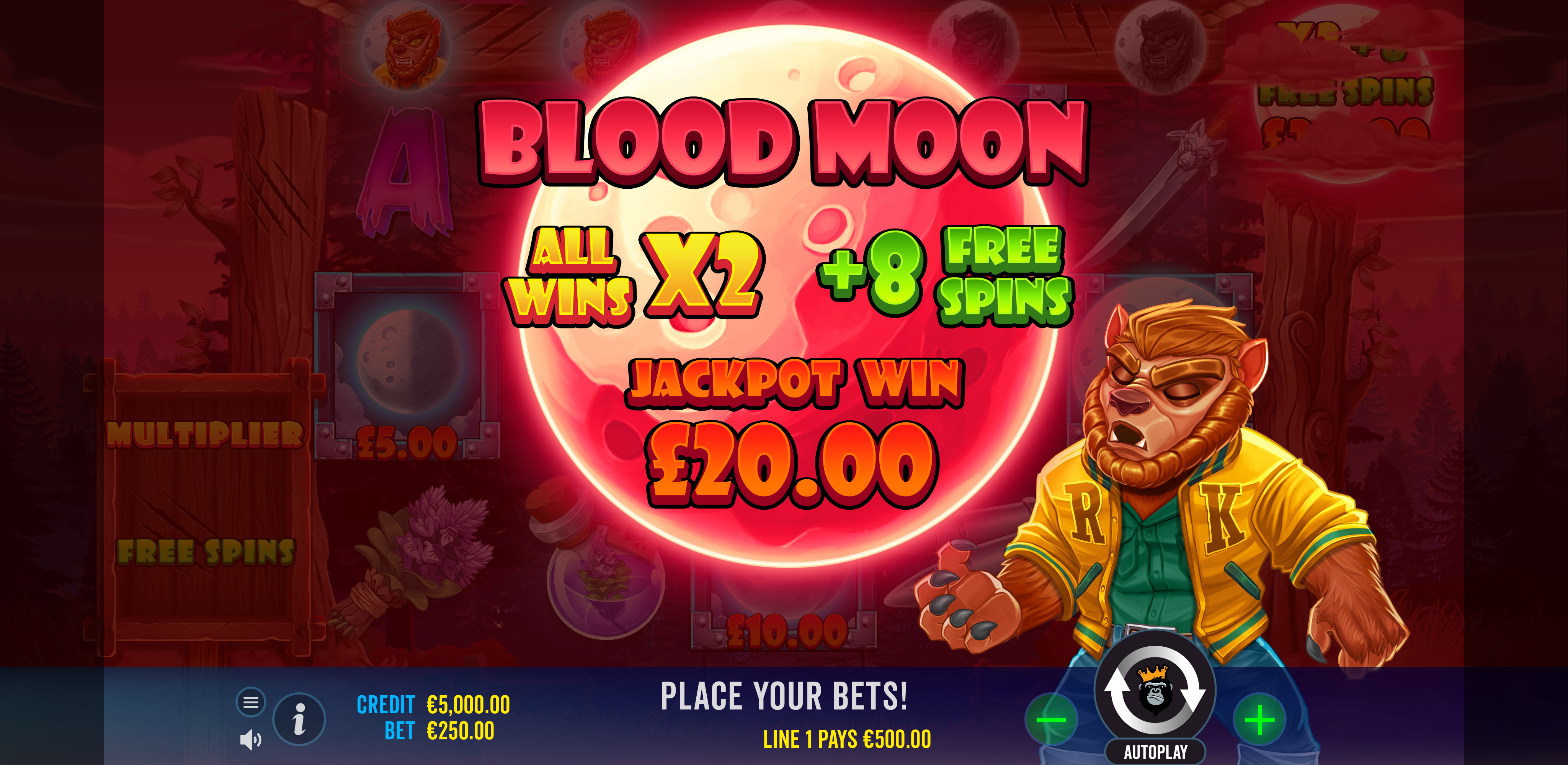 Fangtastic Freespins - Free spins 1