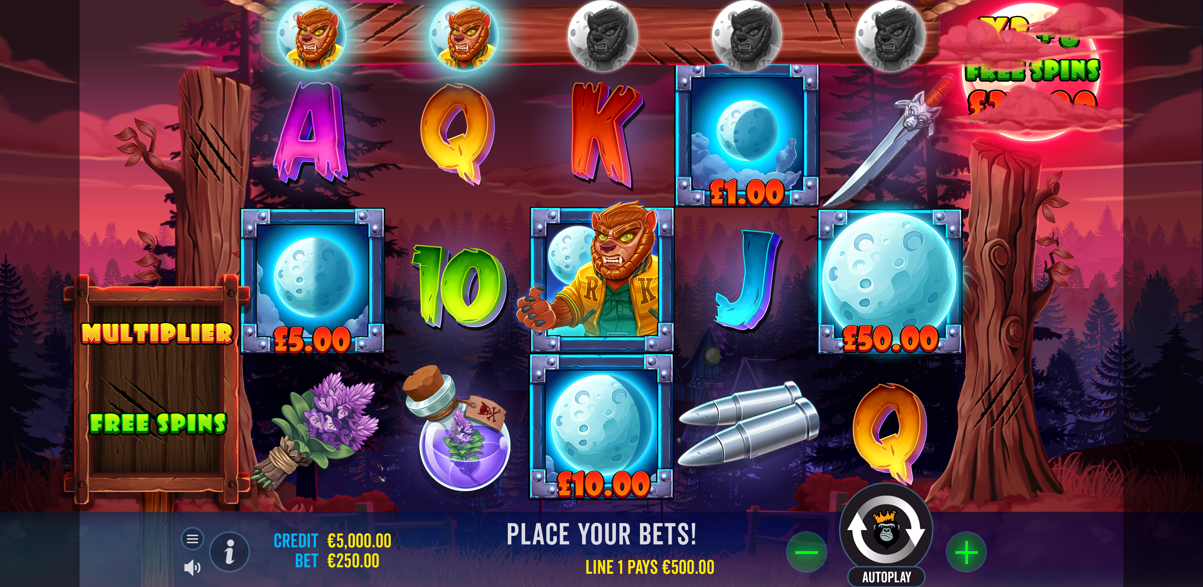 Fangtastic Freespins - Base game