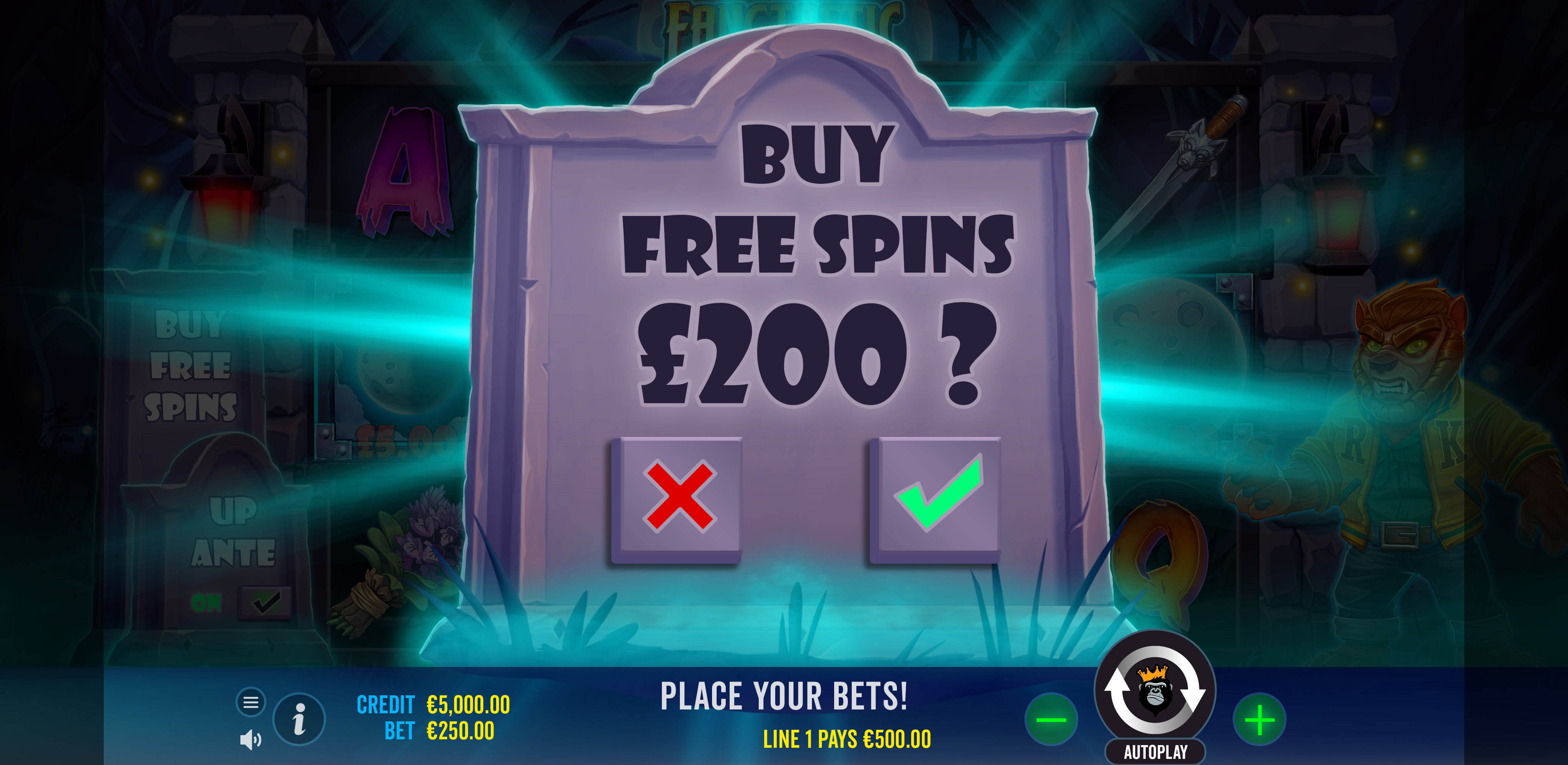 Fangtastic Freespins - Buy bonus 2