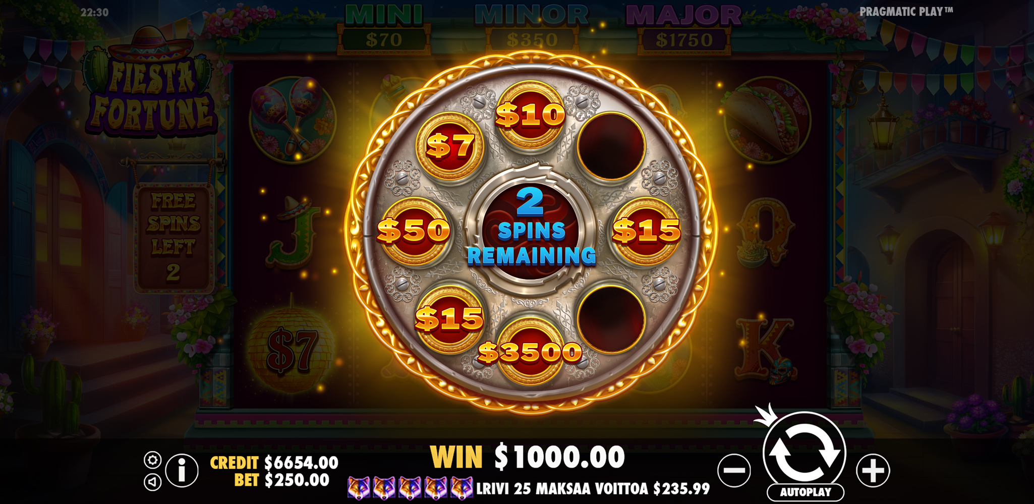 Fiesta Fortune - Free spins 1