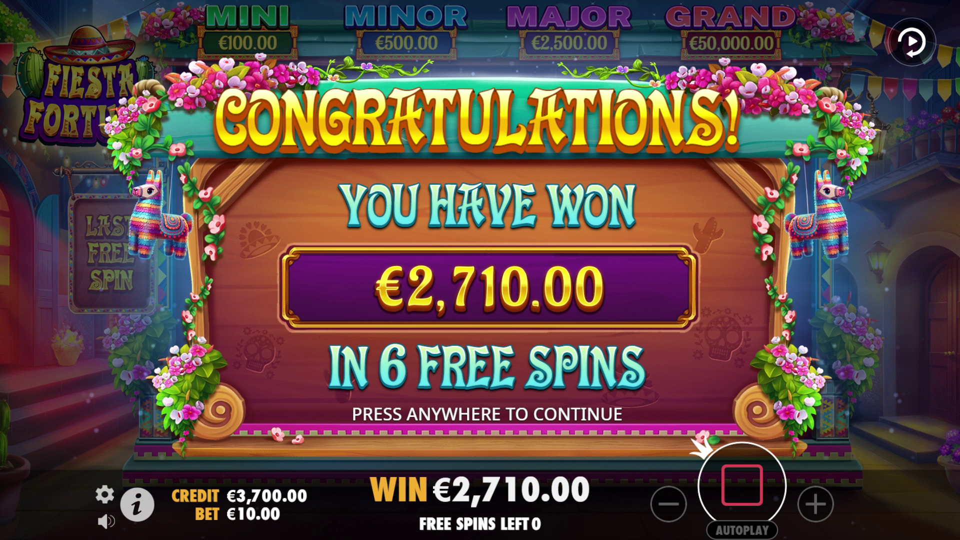 Fiesta Fortune - Free spins 3