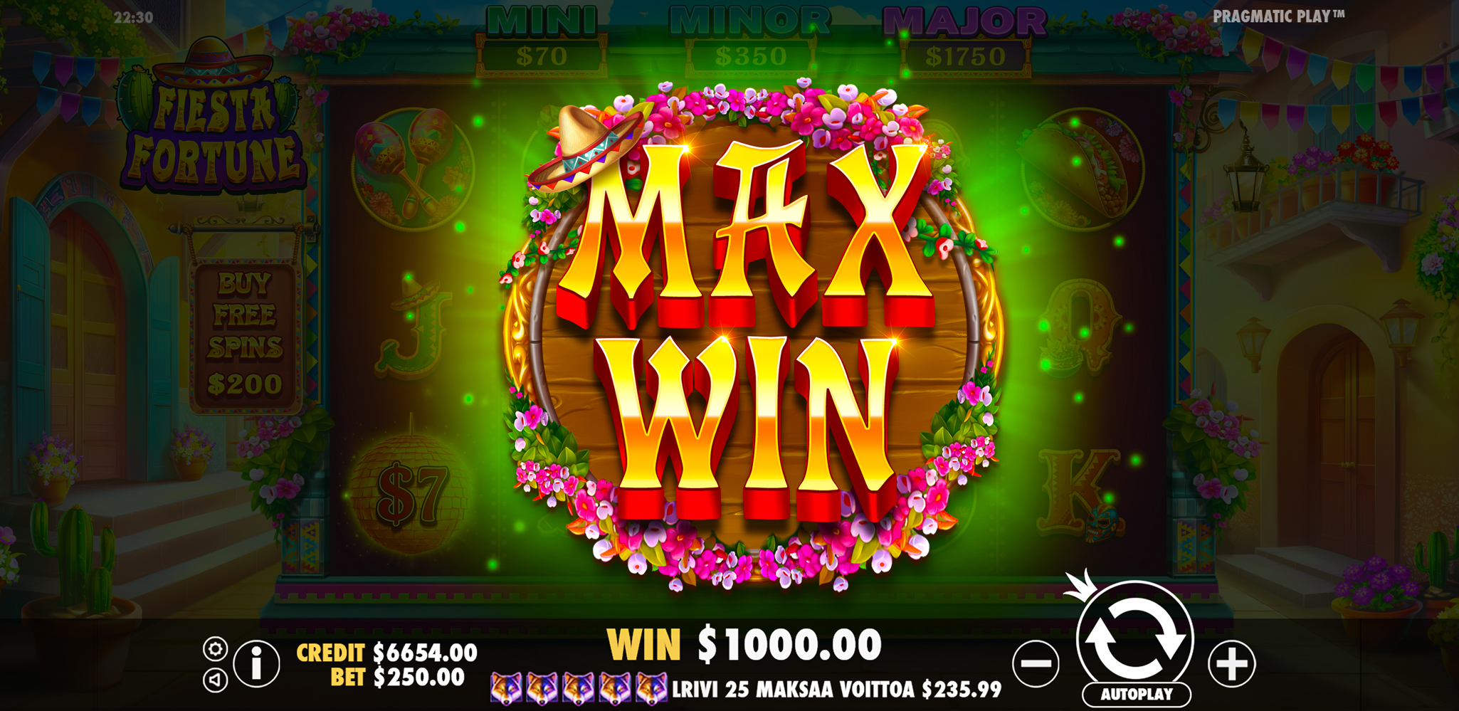Fiesta Fortune - Big win 12