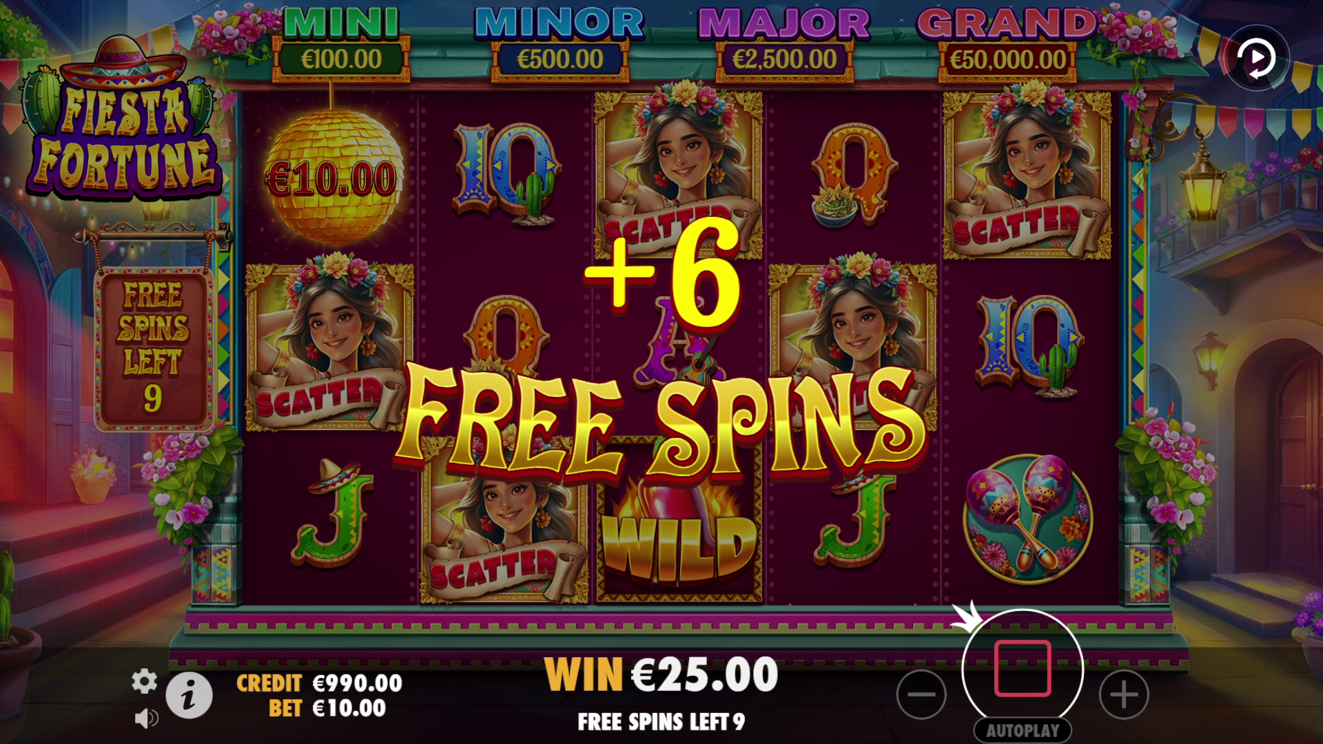 Fiesta Fortune - Free spins 12