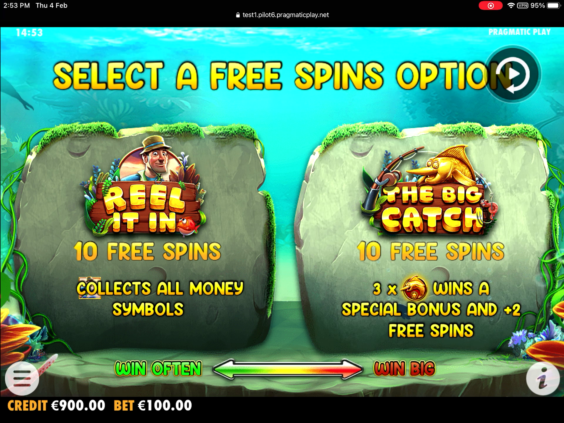 Fishin' Reels - Free spins 1