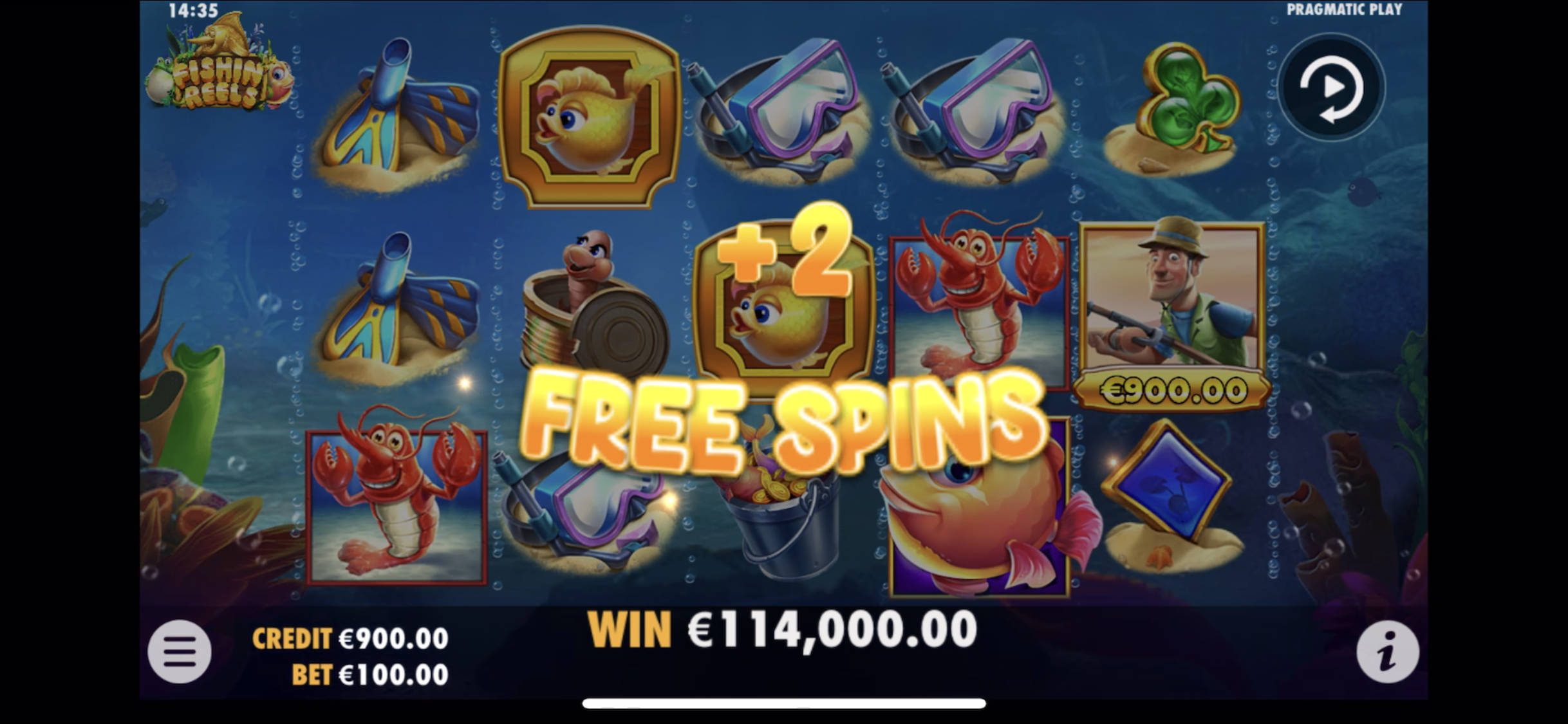 Fishin' Reels - Free spins 9