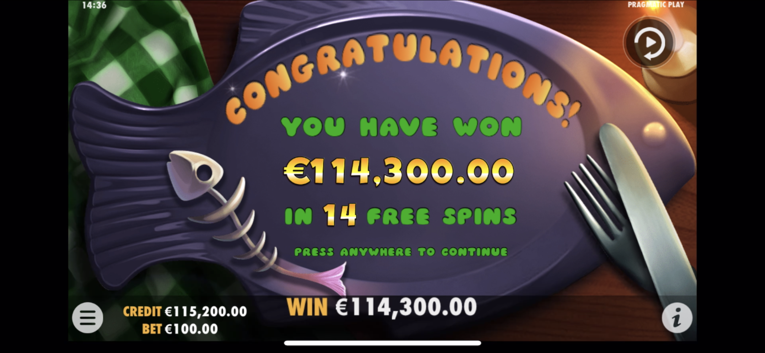 Fishin' Reels - Free spins 10