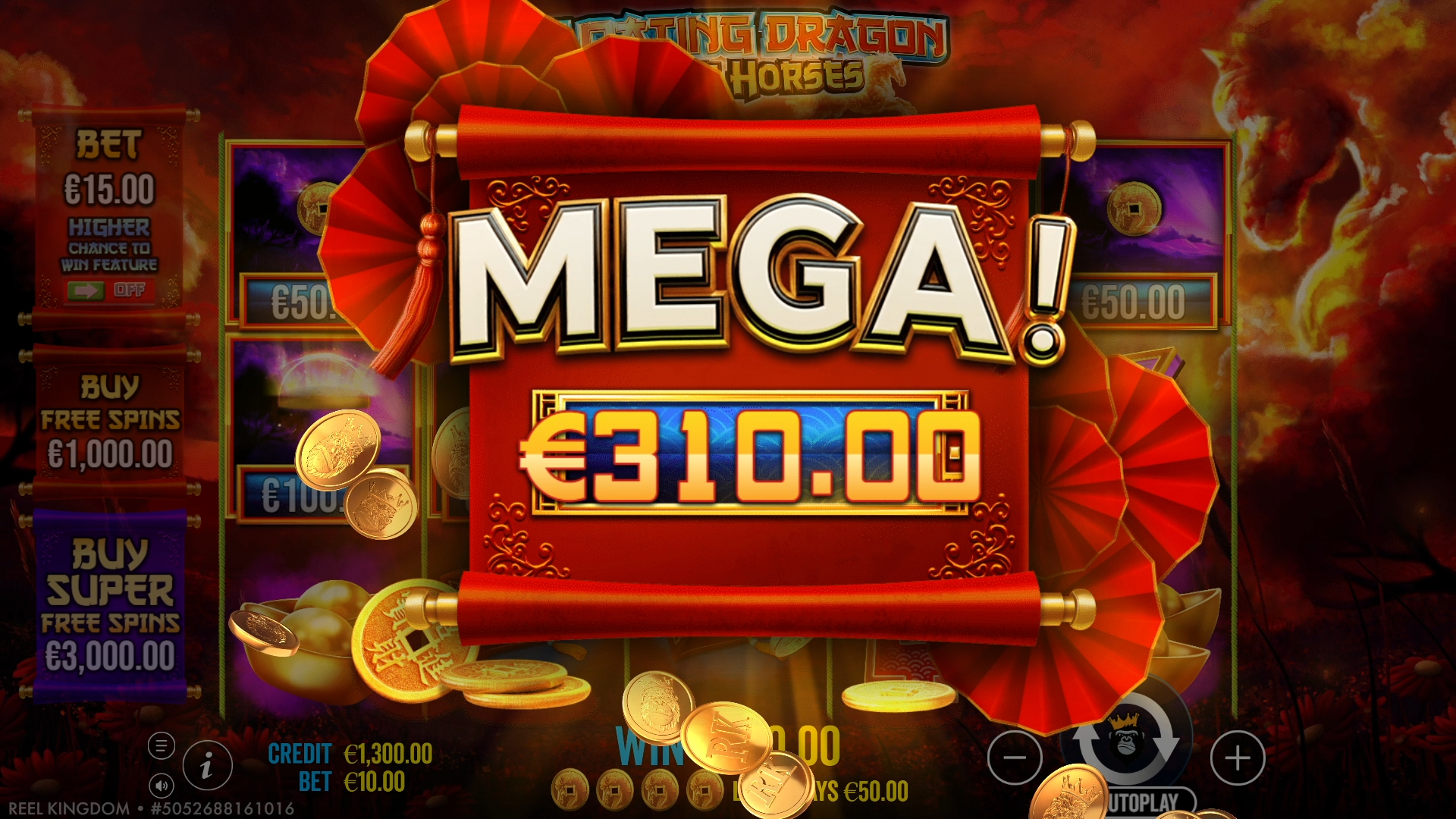 Floating Dragon Wild Horses - Big win 1