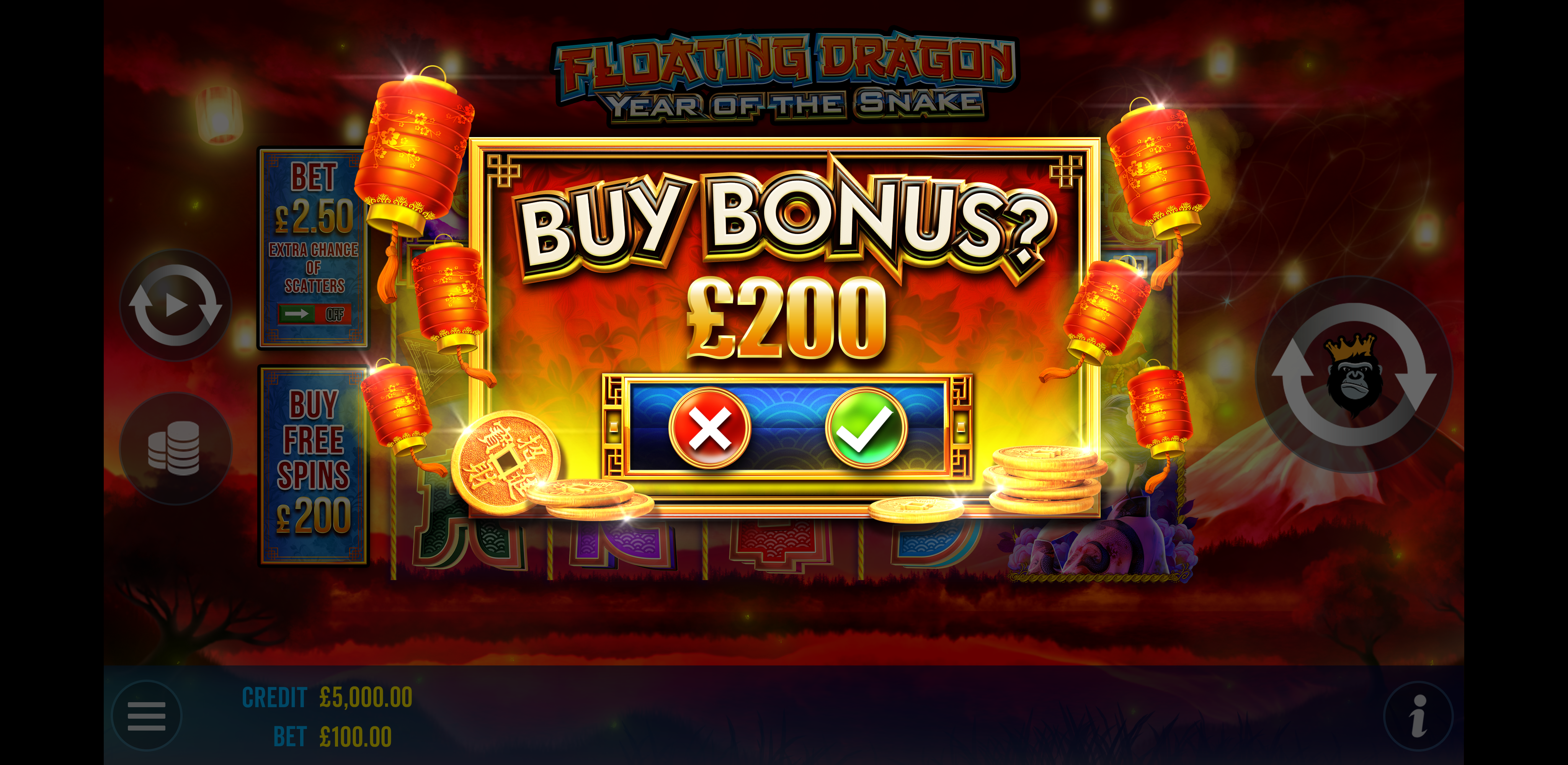 Floating Dragon - Year of the Snake - Buy bonus
