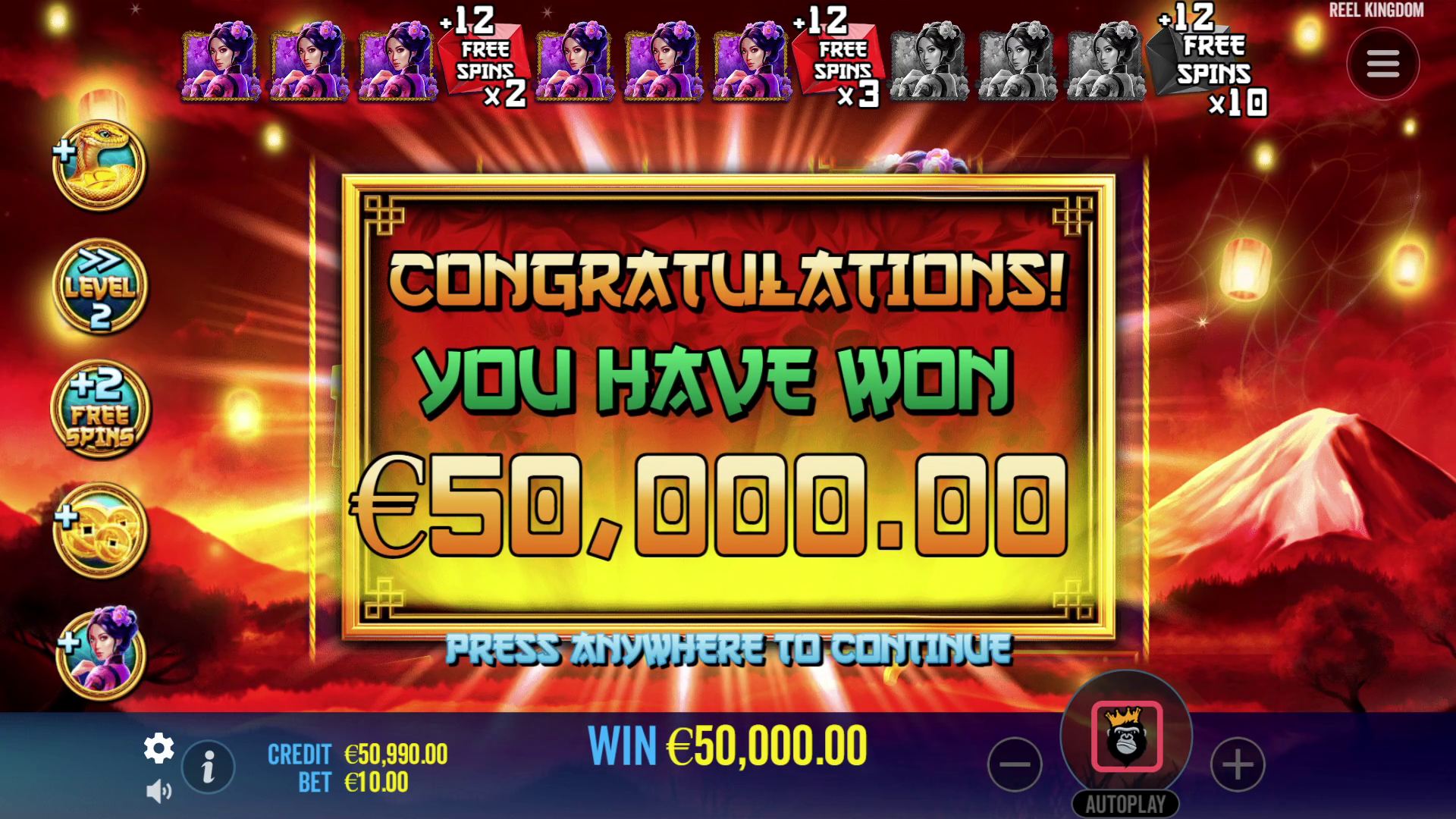 Floating Dragon - Year of the Snake - Free spins 3
