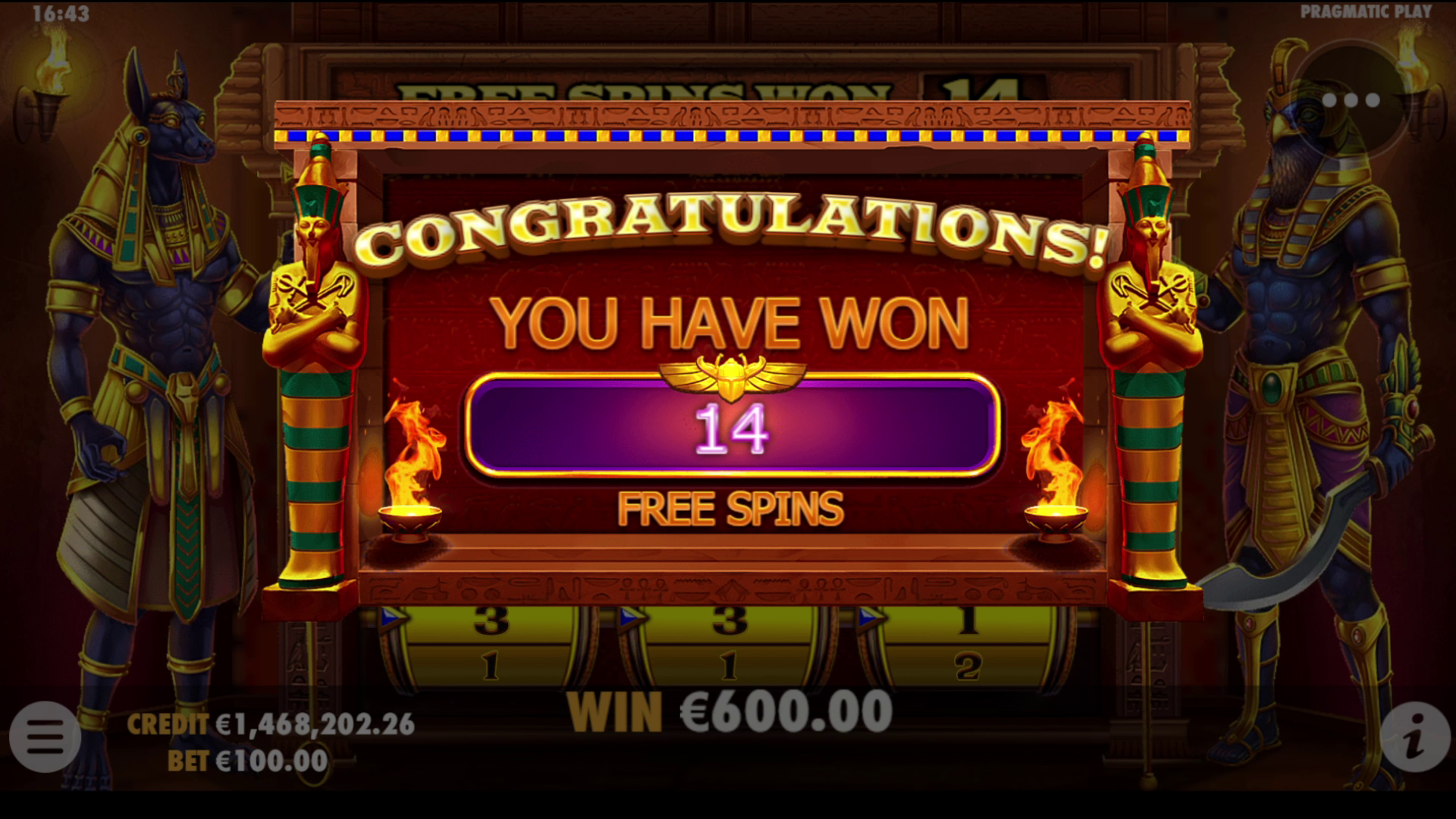 Fortune of Giza - Free spins 5