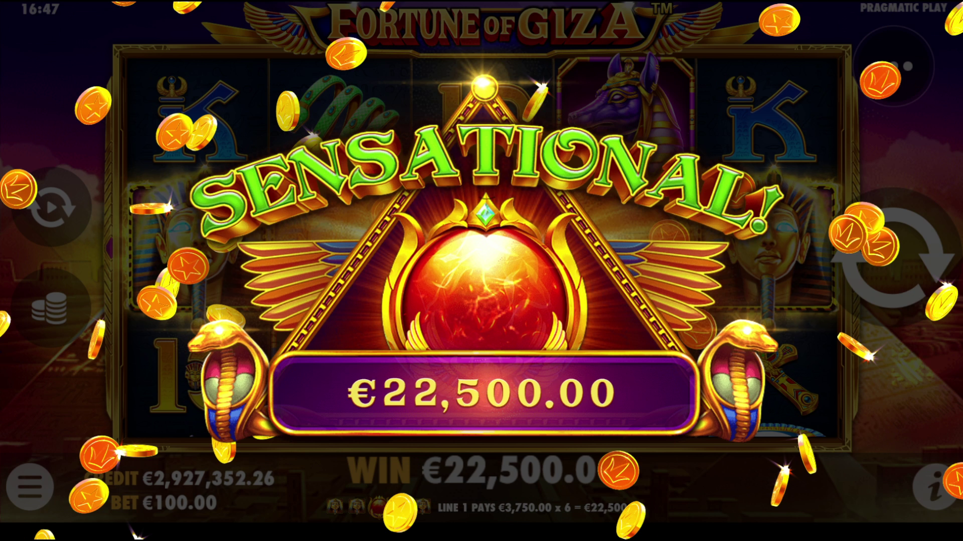 Fortune of Giza - Big win 7