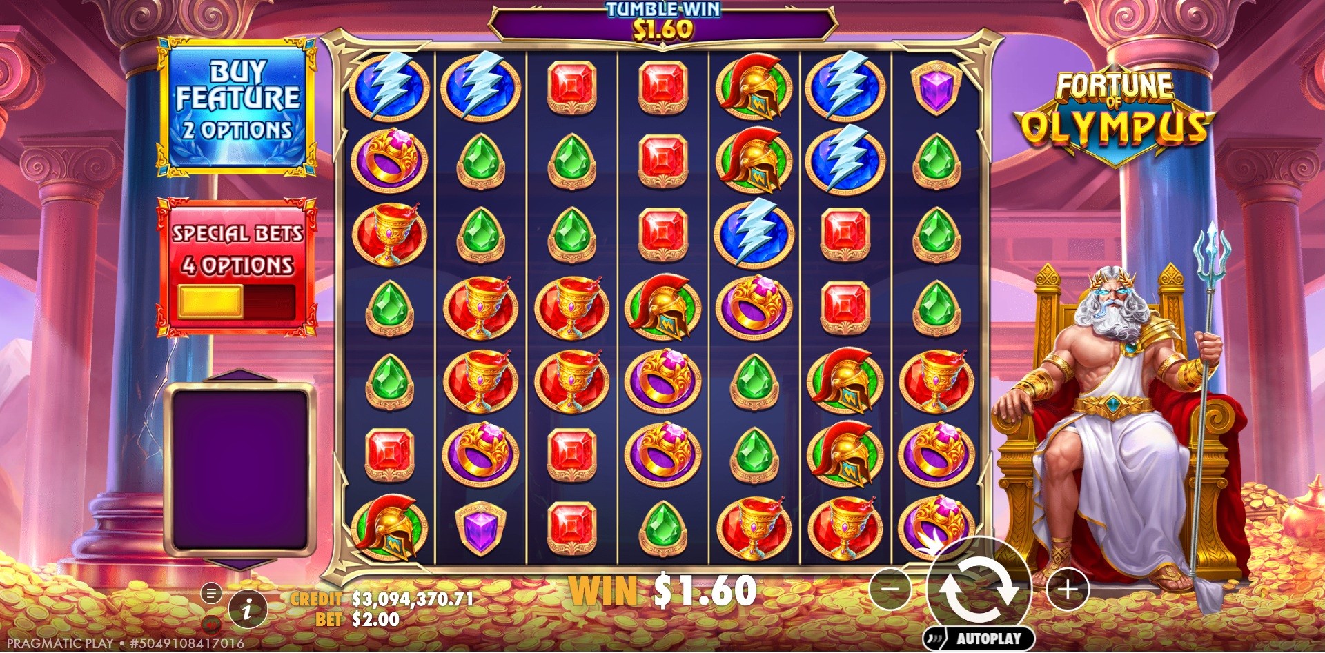 Fortune of Olympus - Base game