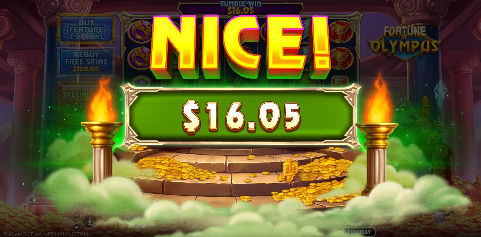 Fortune of Olympus - Big win 2