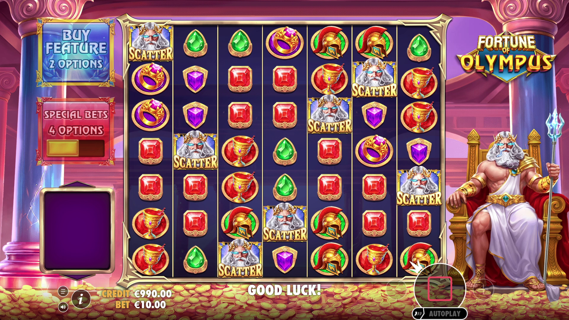 Fortune of Olympus - Free spins 9