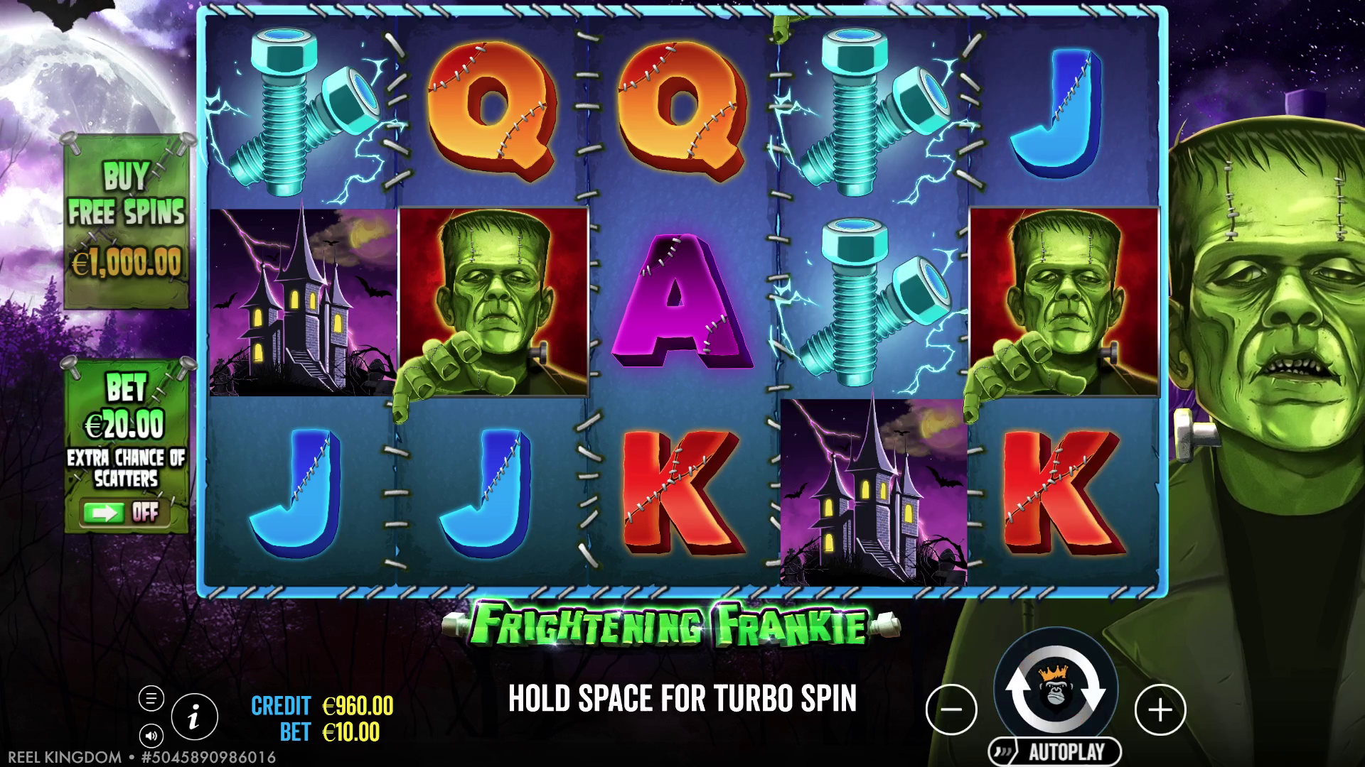 Frightening Frankie - Base game 2