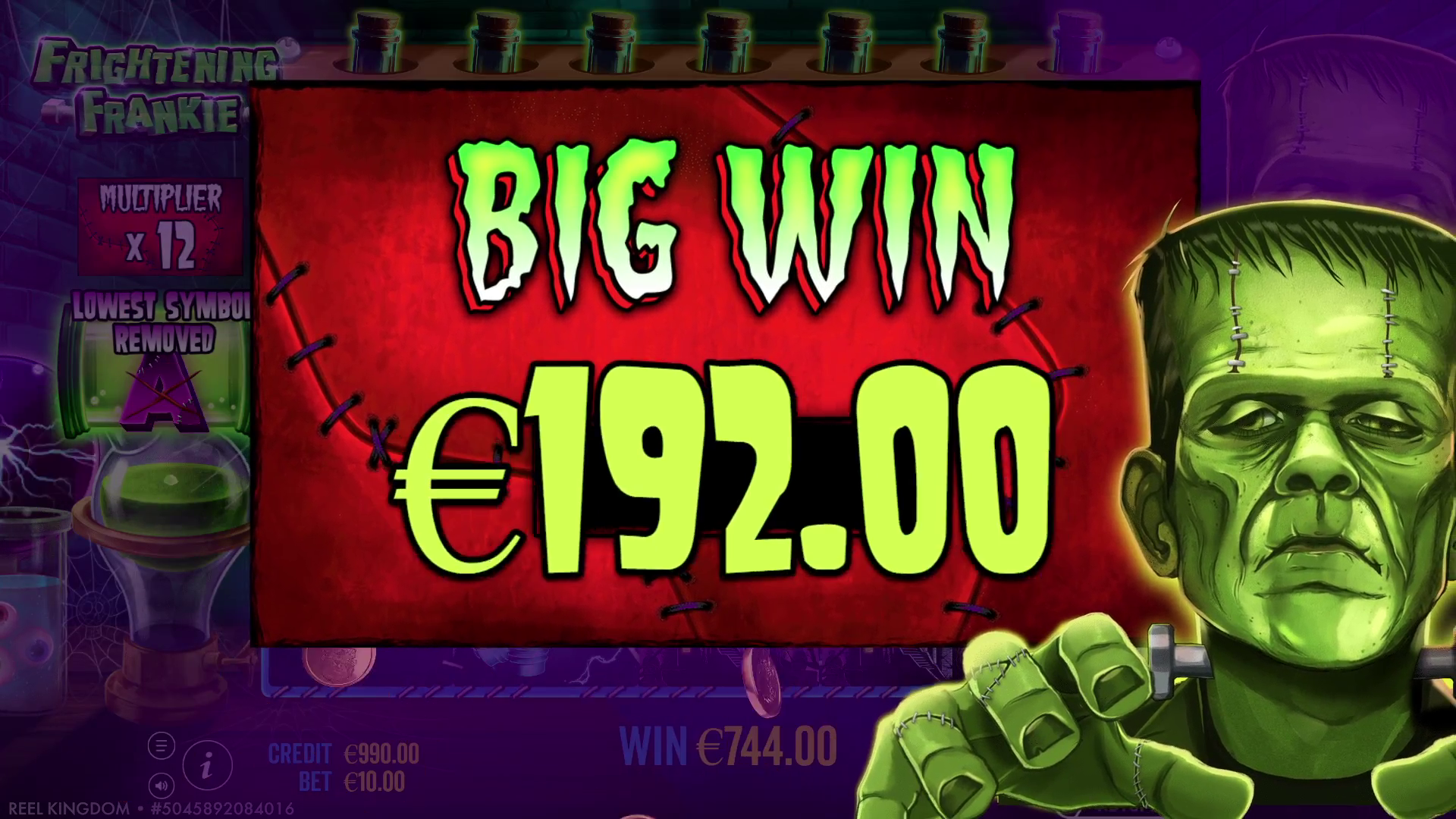 Frightening Frankie - Big win 1