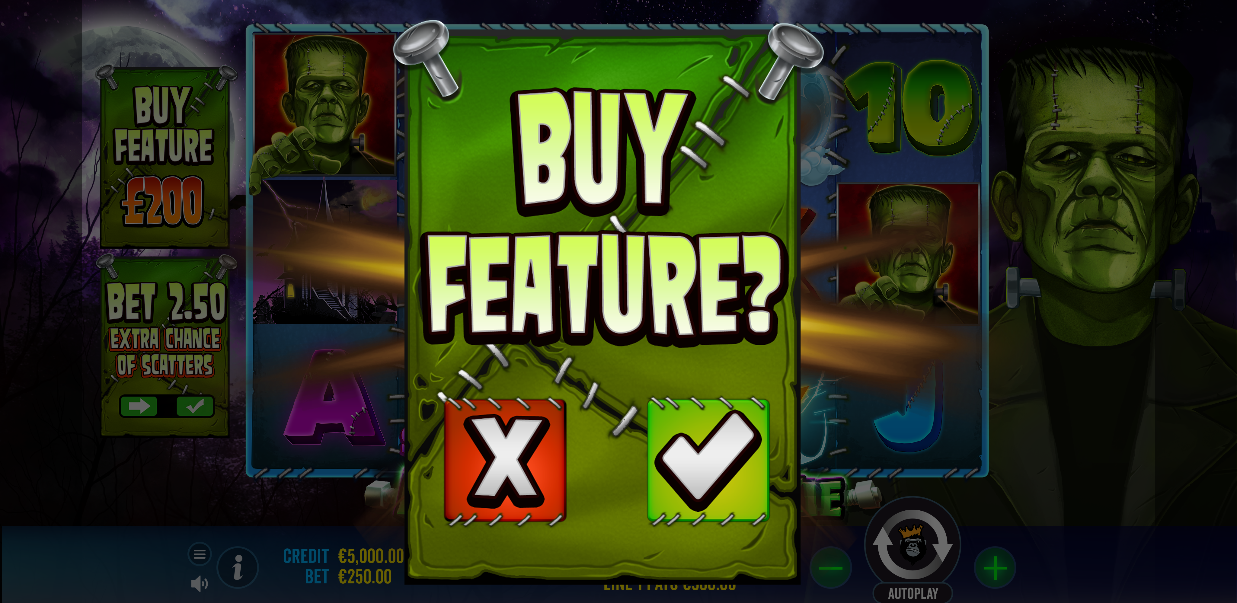 Frightening Frankie - Buy bonus