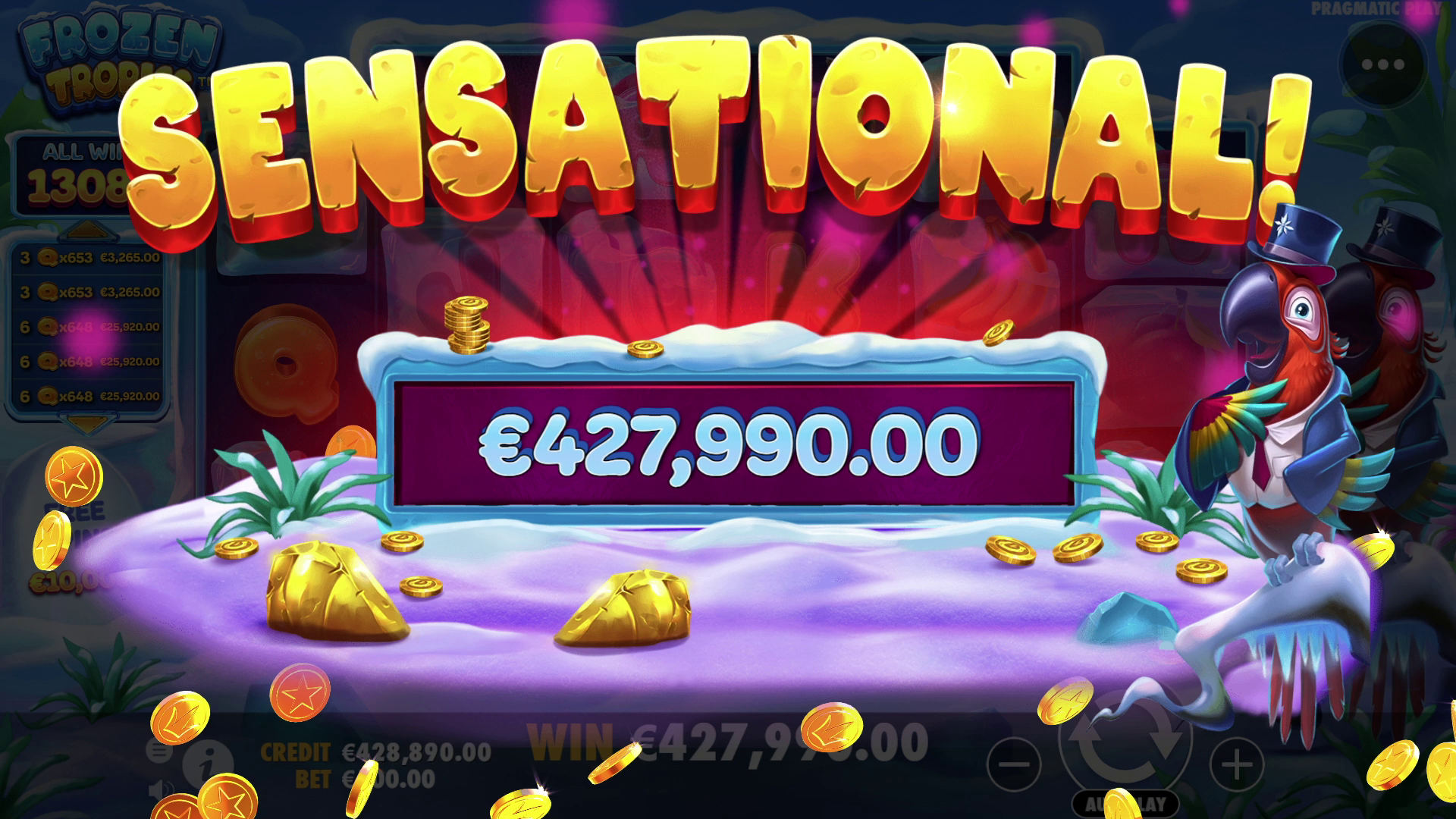 Frozen Tropics - Big win 3