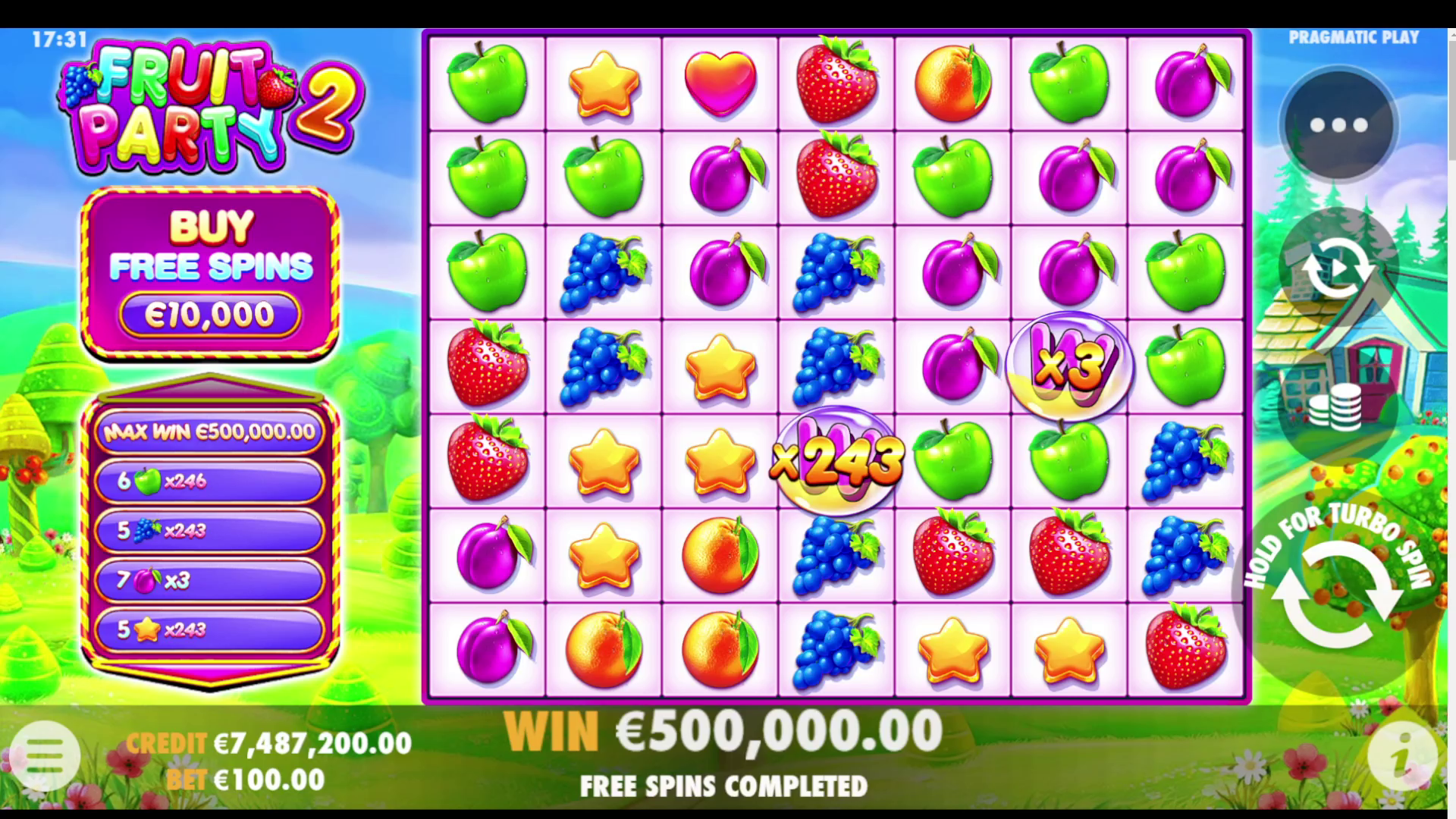 Fruit Party 2 - Free spins 2