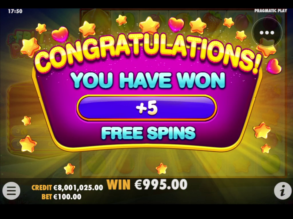 Fruit Party 2 - Free spins 3