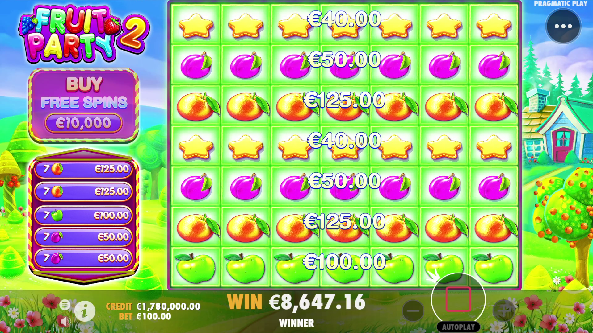 Fruit Party 2 - Big win 4