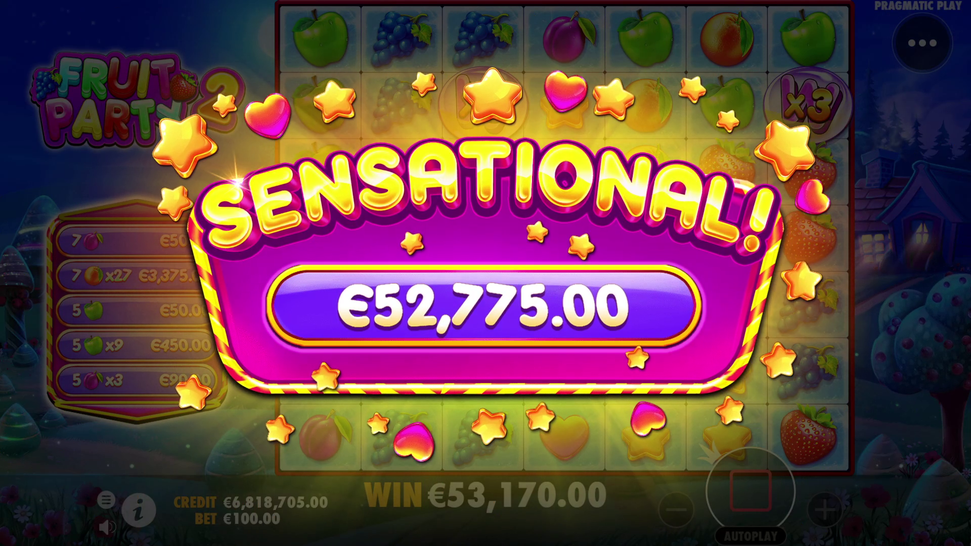 Fruit Party 2 - Big win 6
