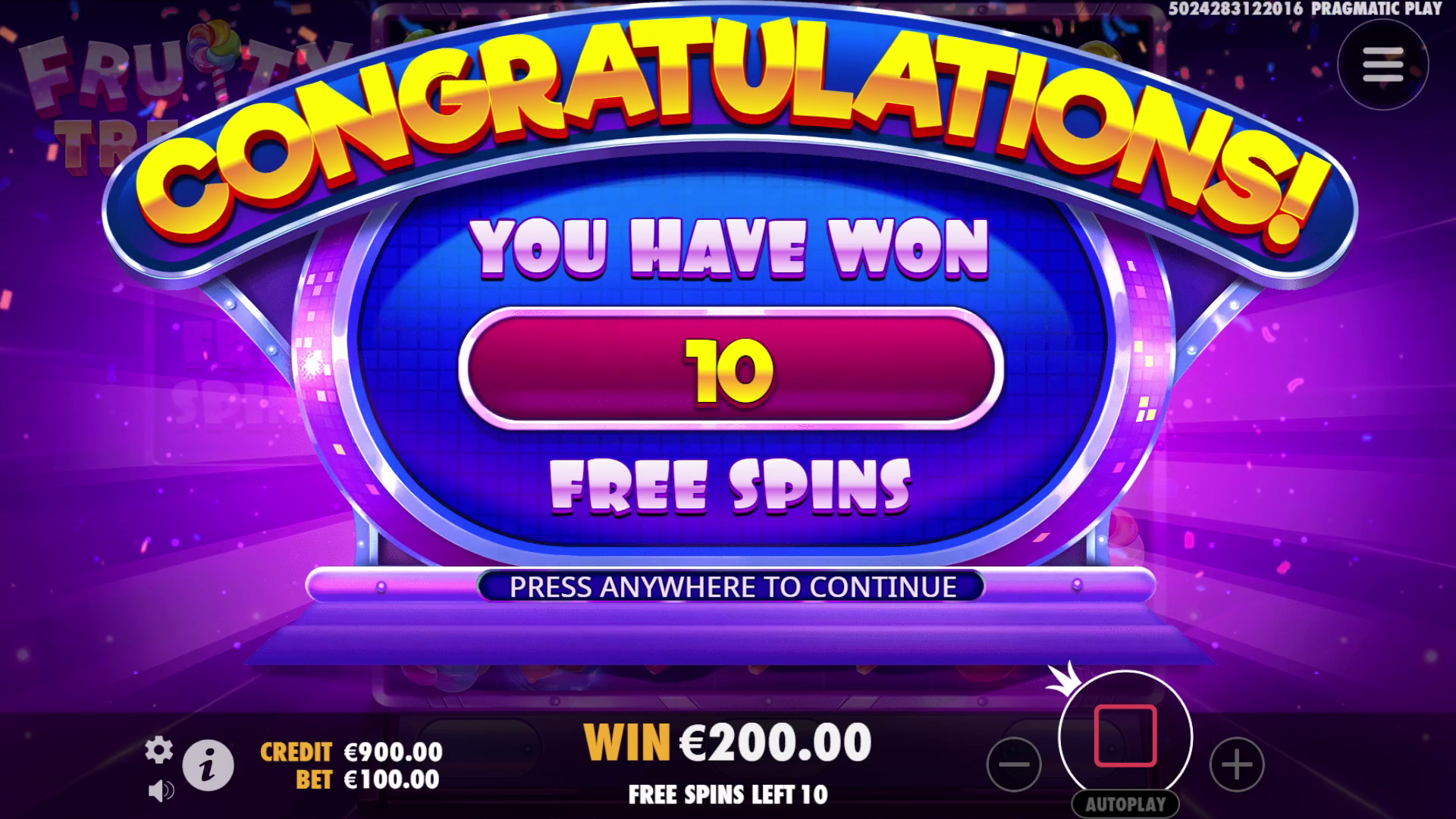 Fruity Treats - Free spins 2