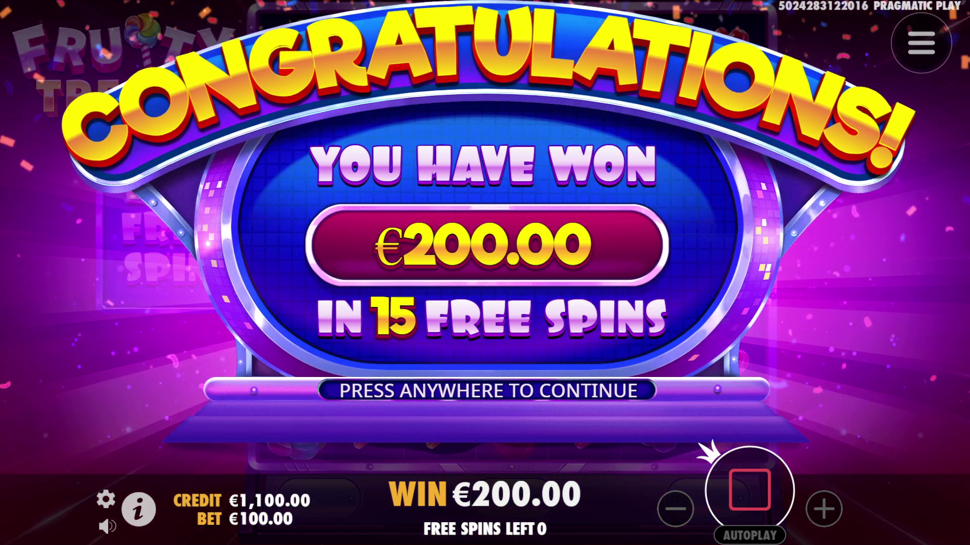 Fruity Treats - Free spins 3