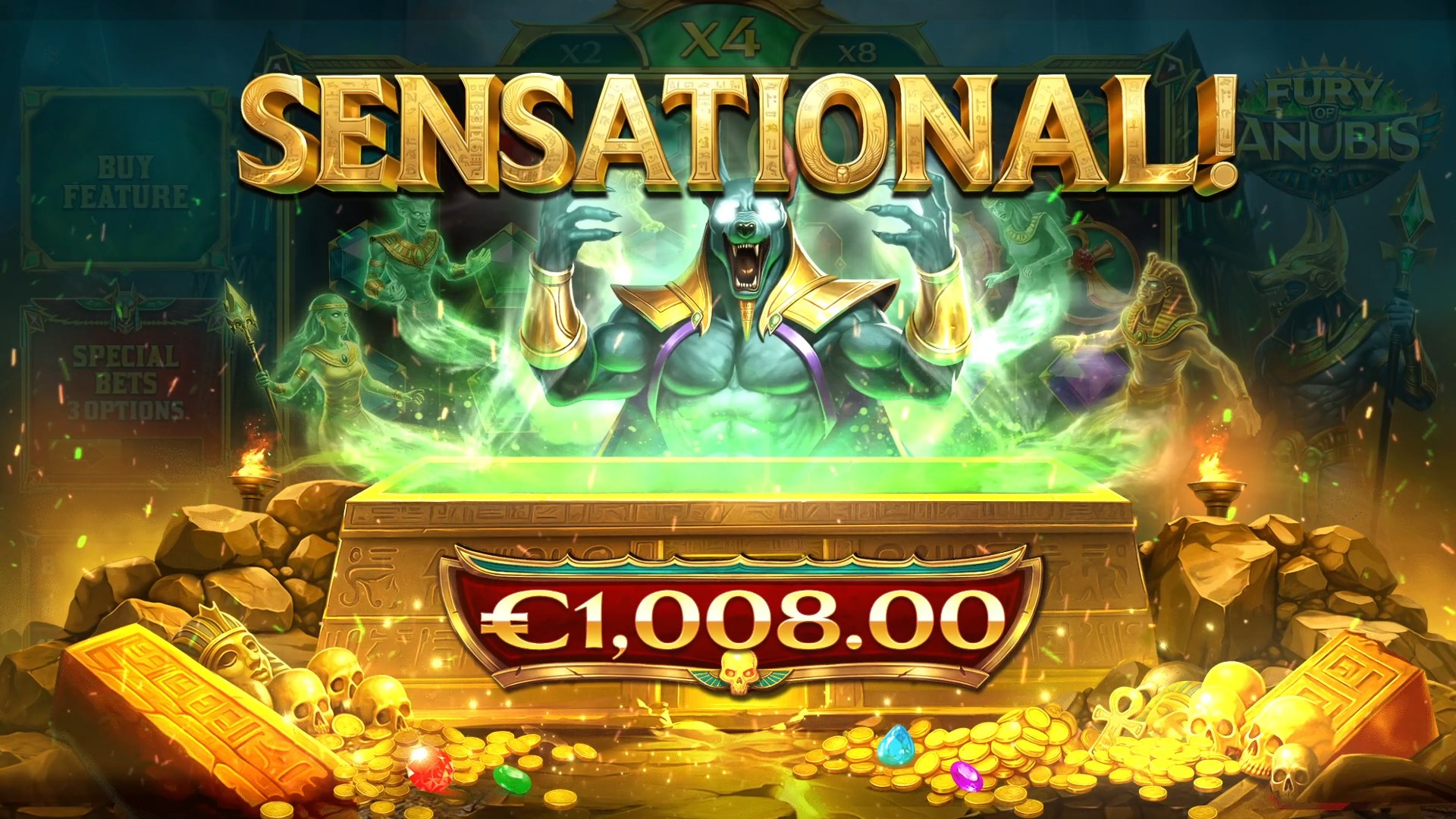 Fury of Anubis - Big win 1