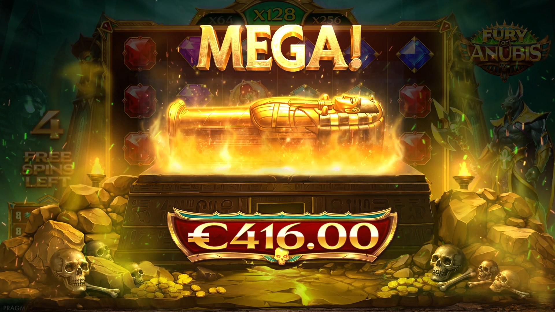 Fury of Anubis - Big win 15