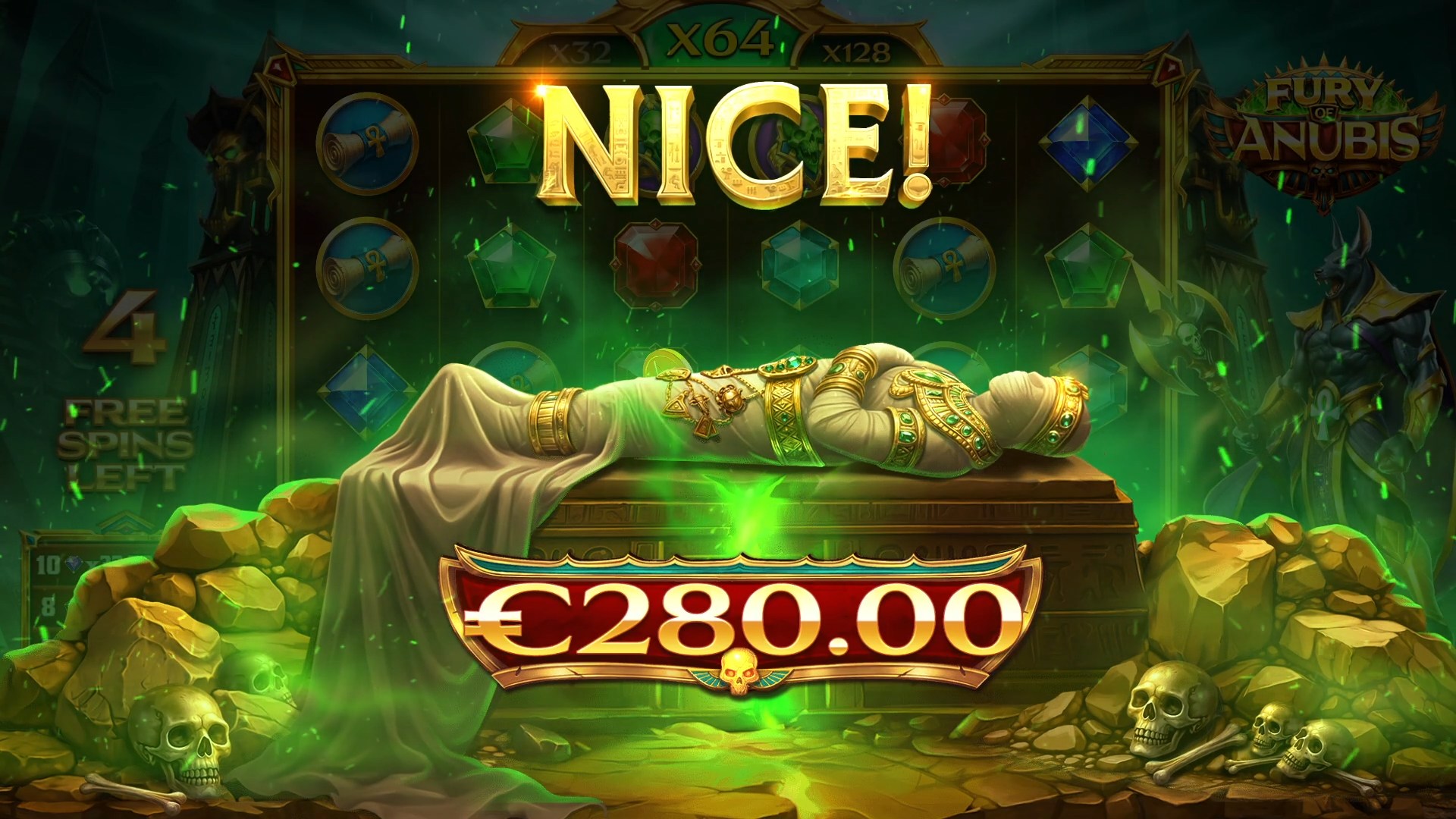 Fury of Anubis - Big win 16