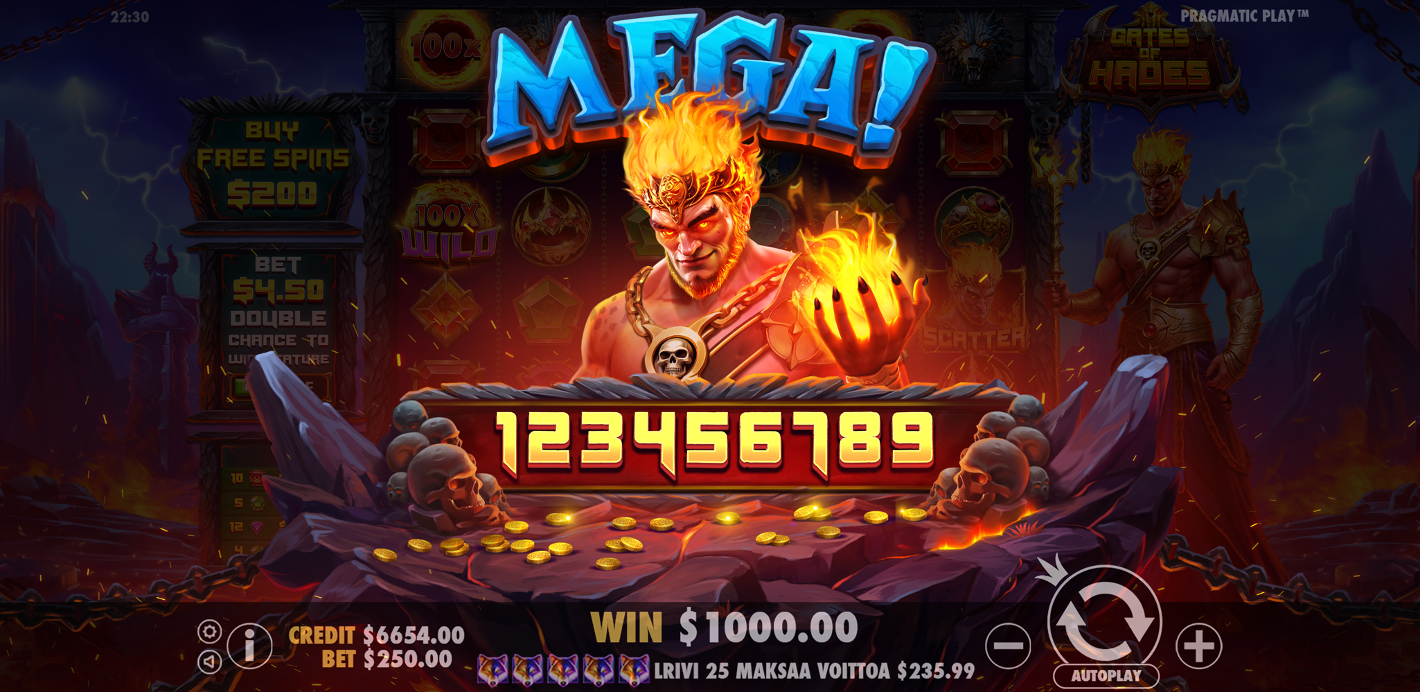 Gates of Hades - Big win 1