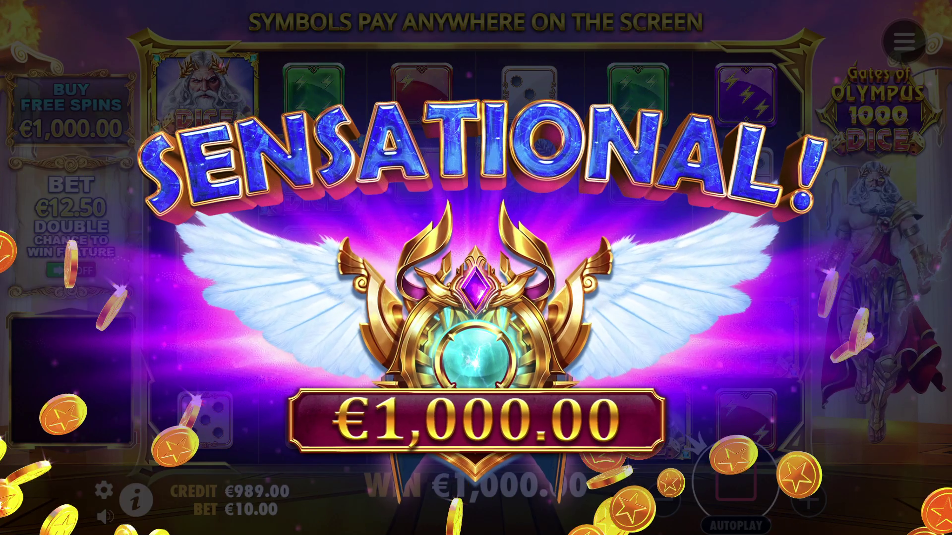 Gates of Olympus 1000 Dice - Big win 2