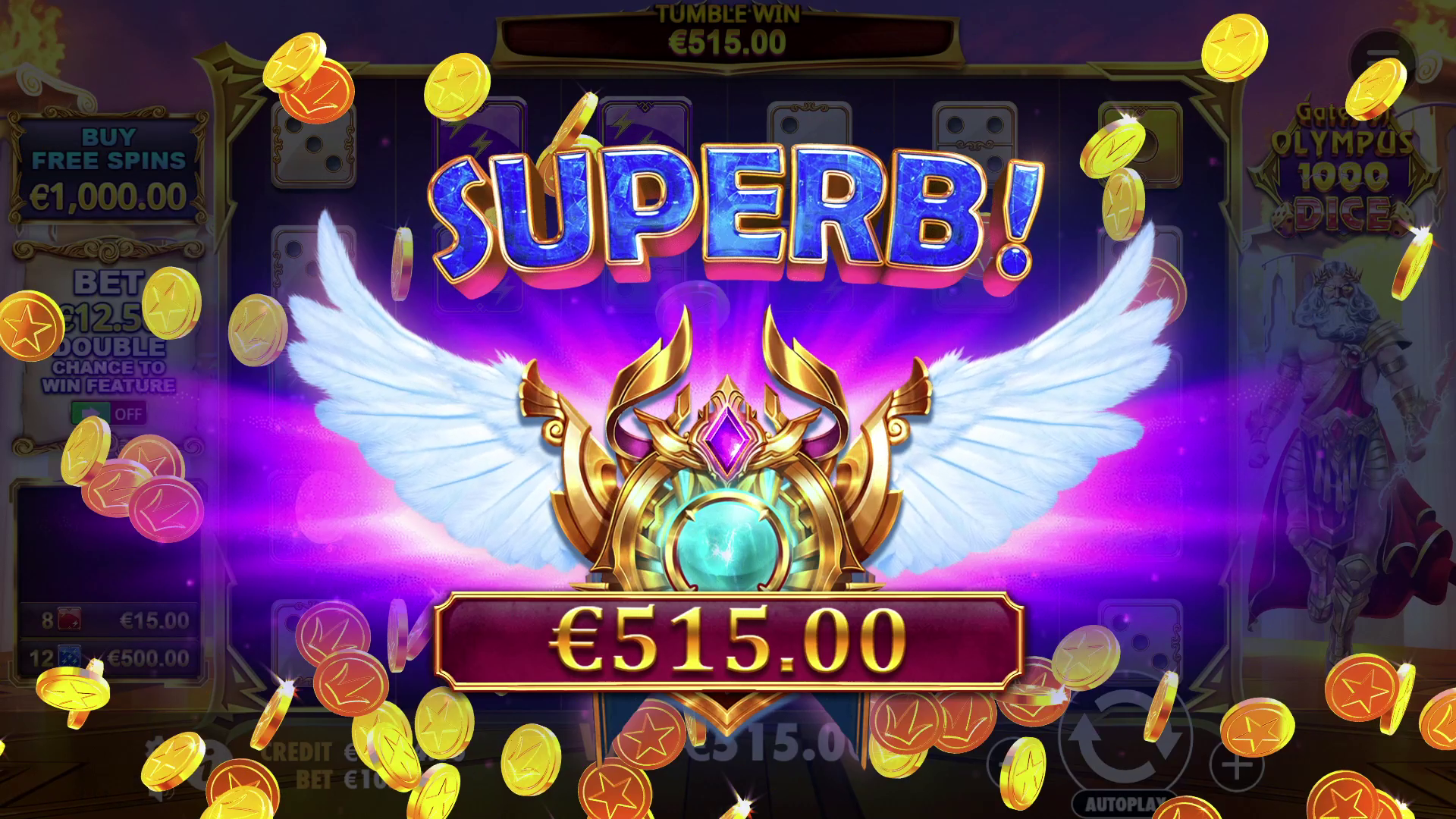 Gates of Olympus 1000 Dice - Big win 6