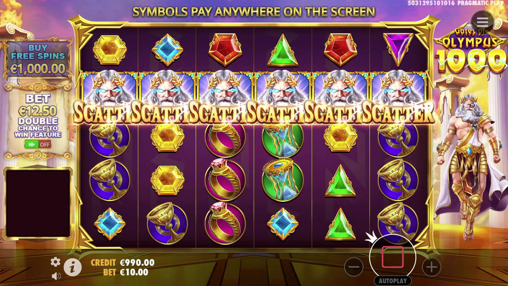 Gates of Olympus 1000 - Base game
