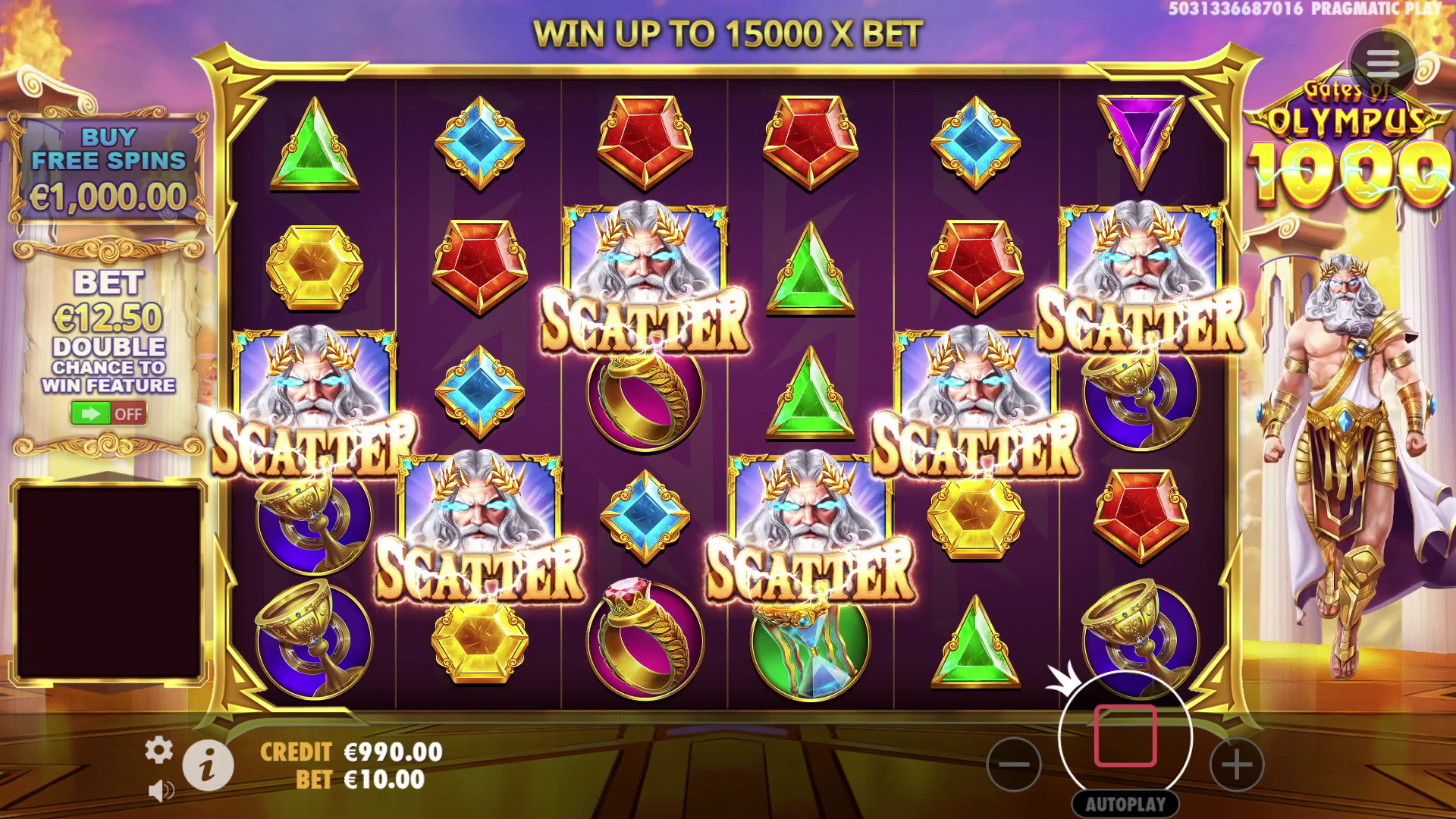 Gates of Olympus 1000 - Buy bonus