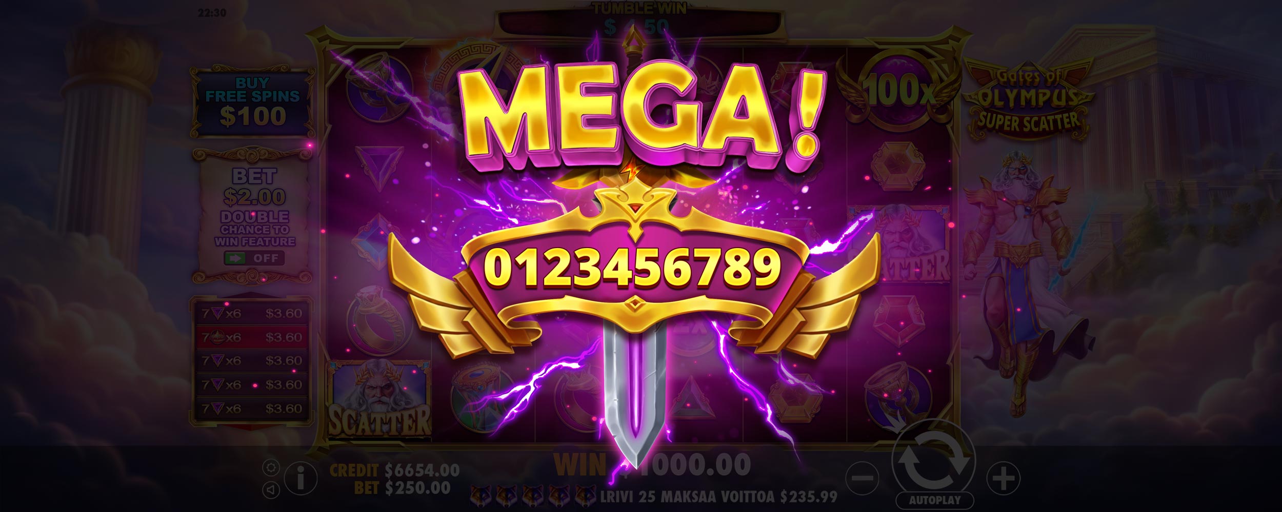 Gates of Olympus Super Scatter - Big win 1