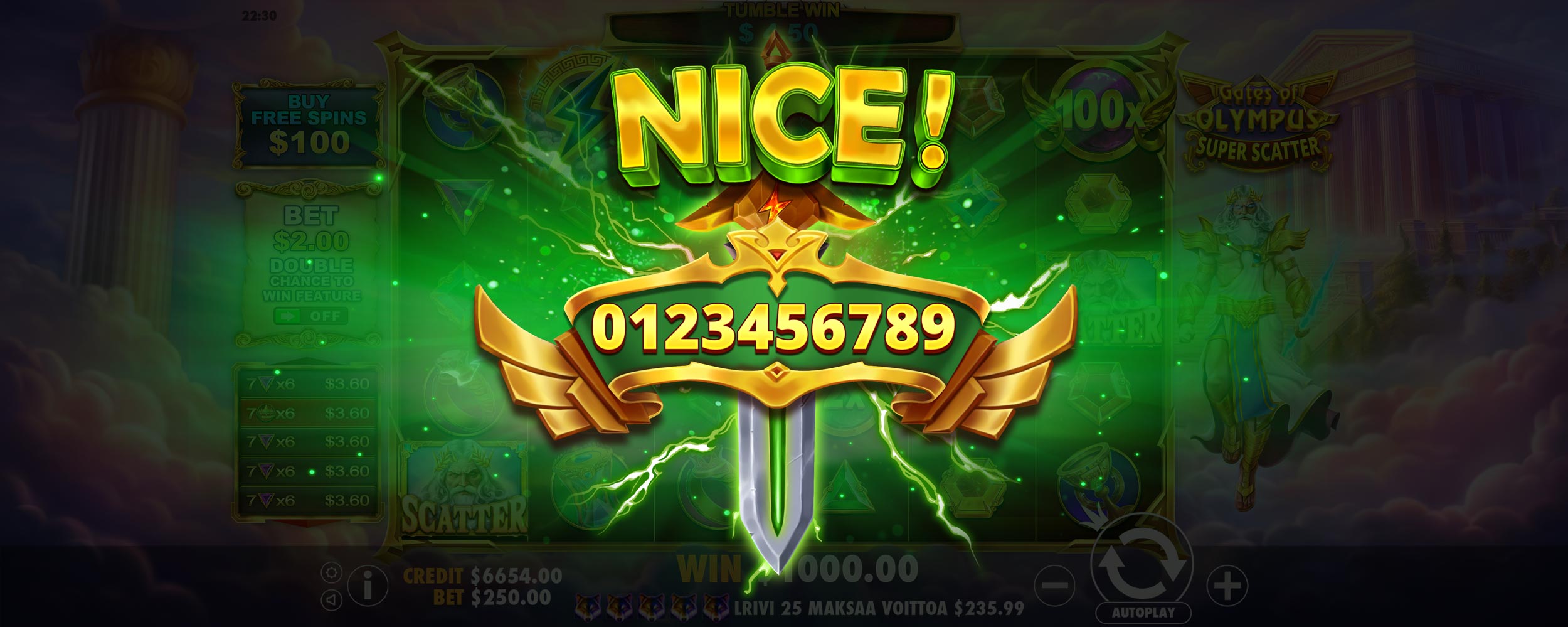 Gates of Olympus Super Scatter - Big win 2