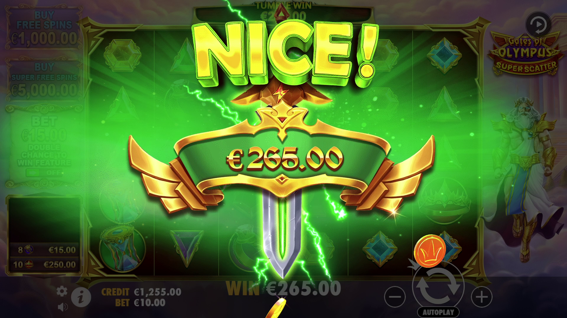 Gates of Olympus Super Scatter - Big win 6